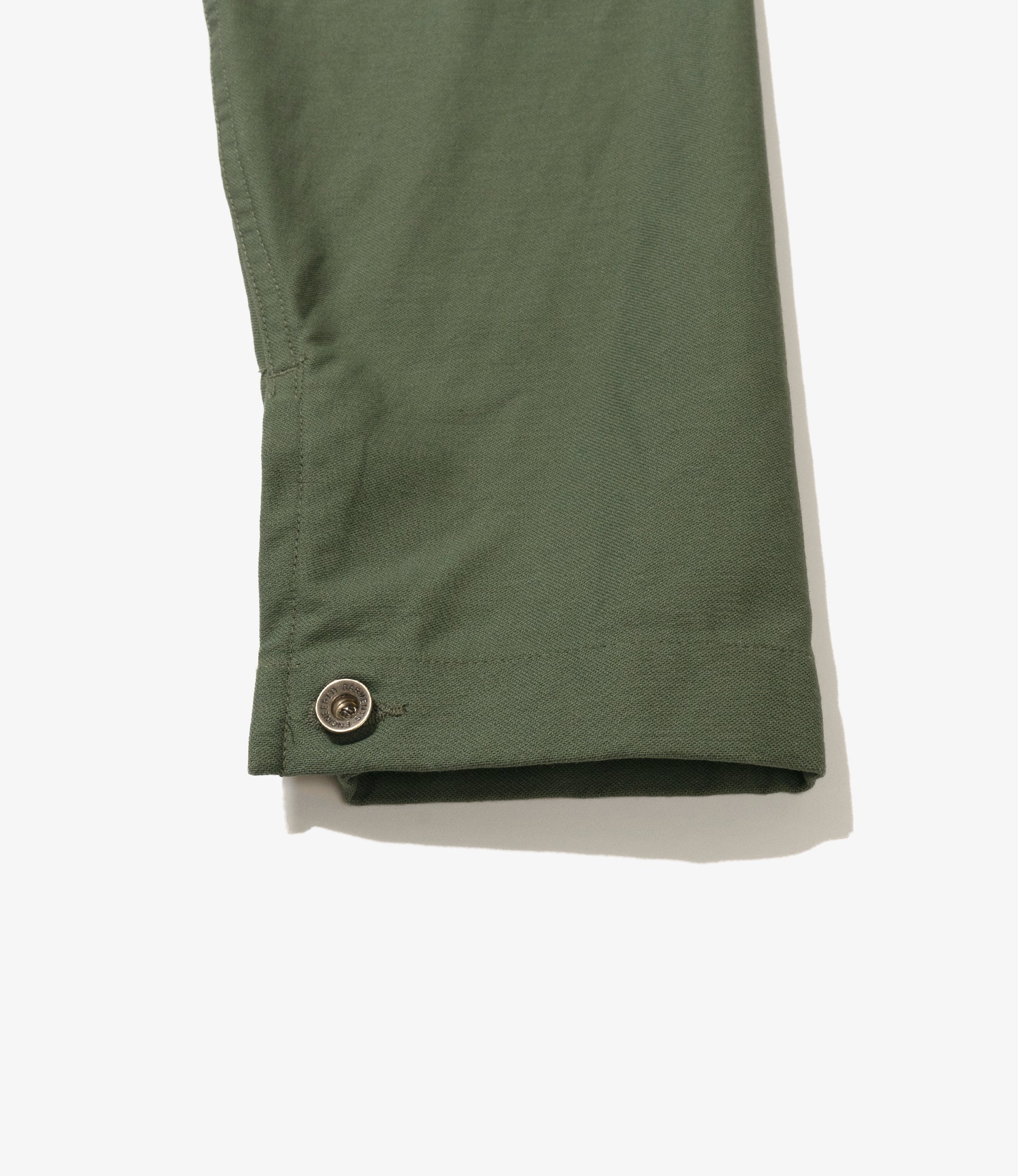 Shop Coat - Olive Cotton Reverse Sateen - Image 5
