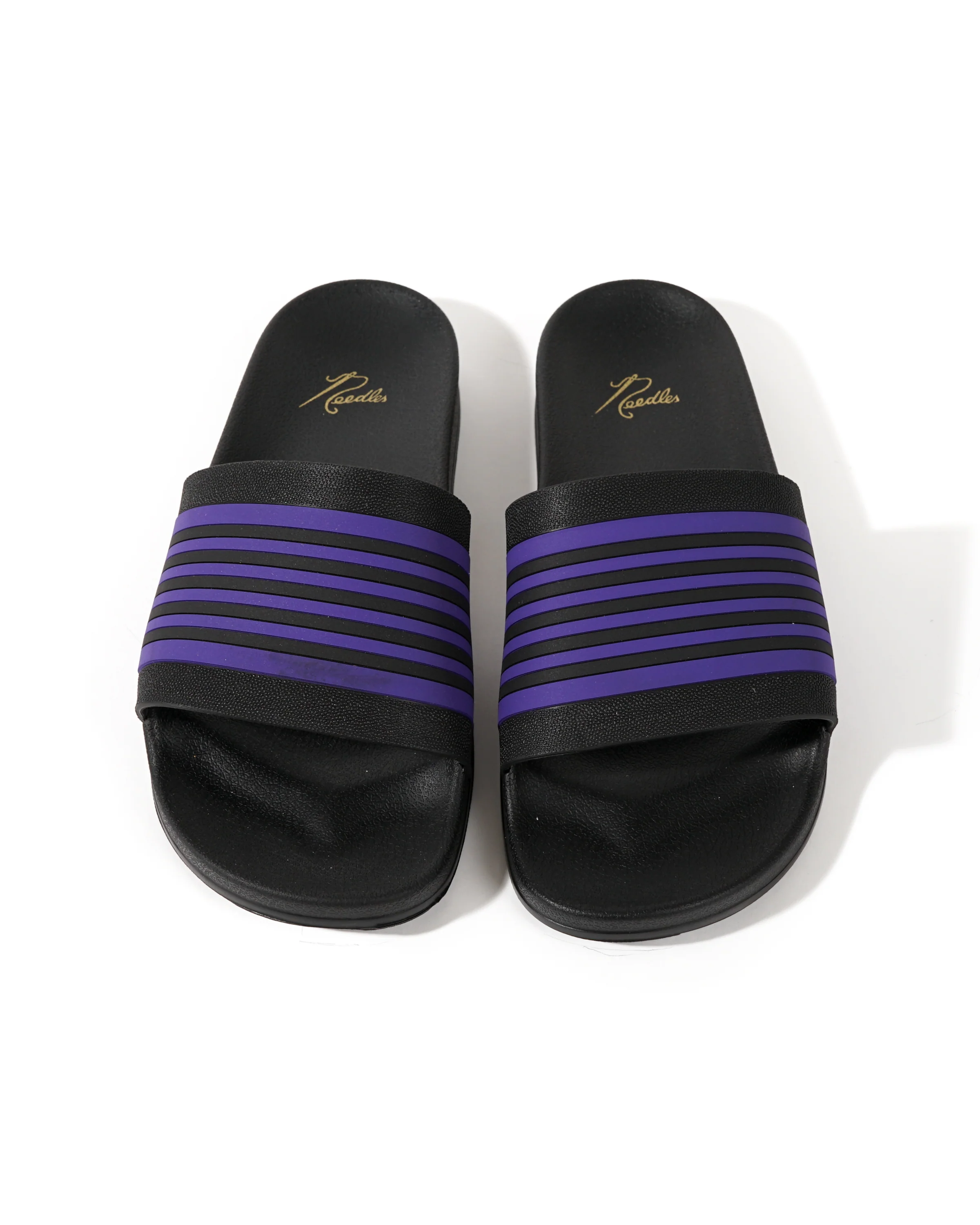 Shower Sandals - Black/Purple - Track Line - Image 3