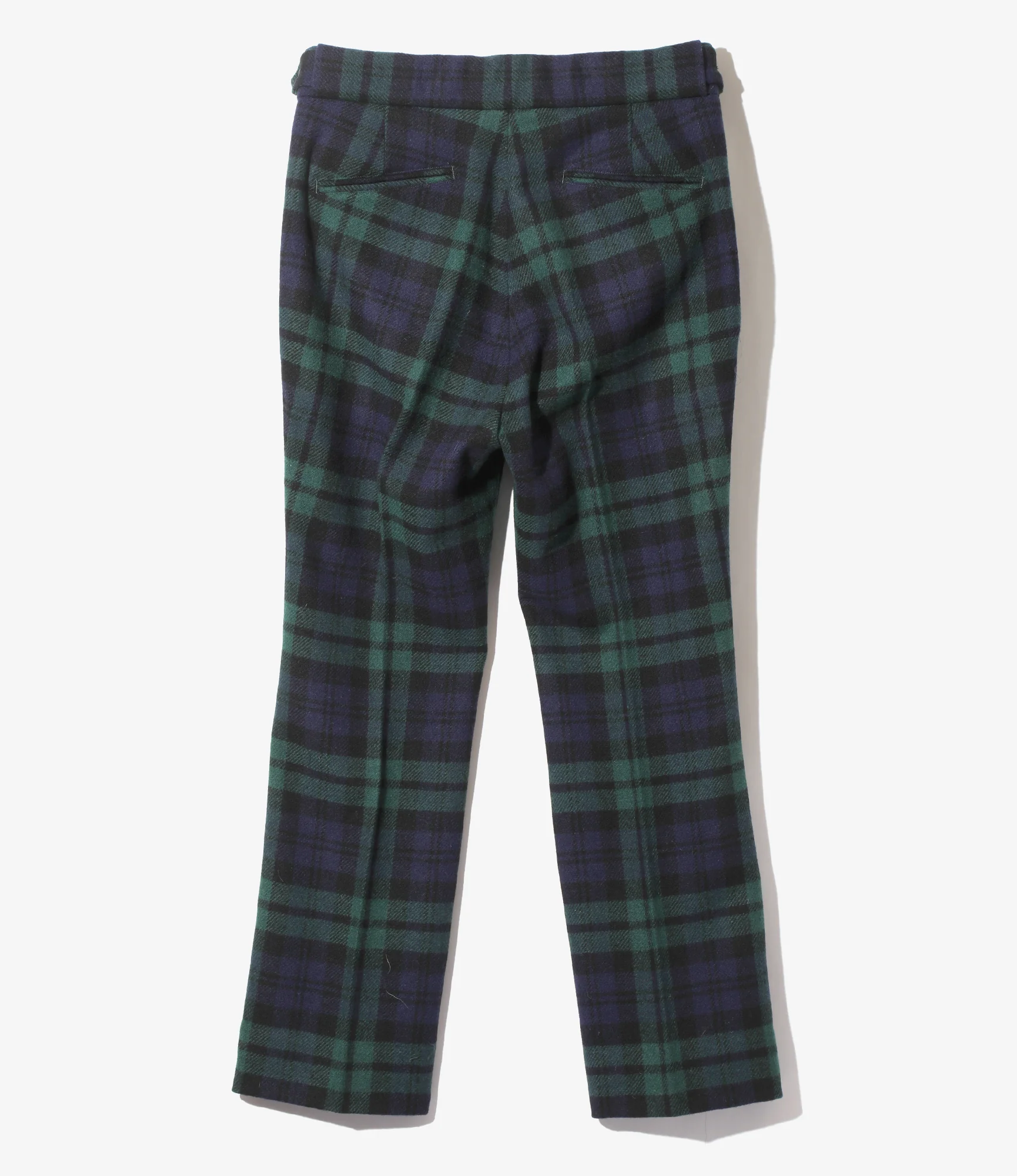 Side Tab Trouser - Blackwatch - Wool Tartan Plaid - Image 4
