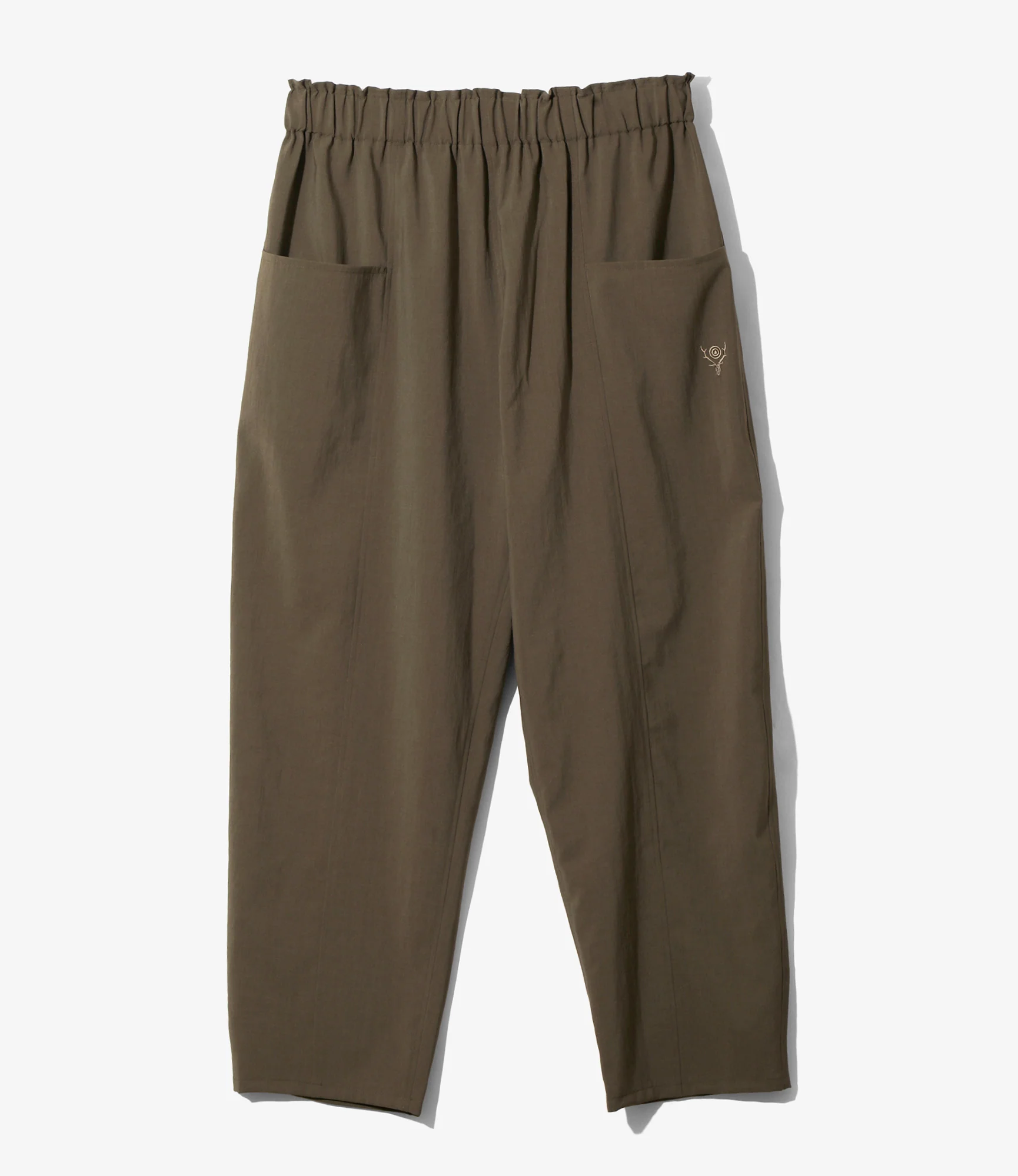 Army String Pant - Brown - Poly Oxford