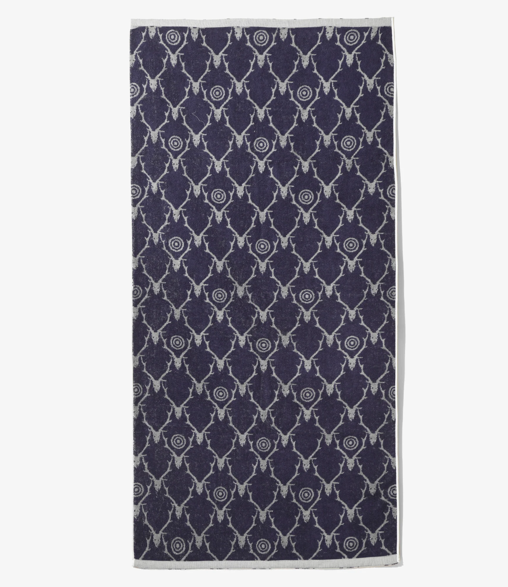 Bath Towel - Grey - Cotton Pile Jq. / Skull&Target