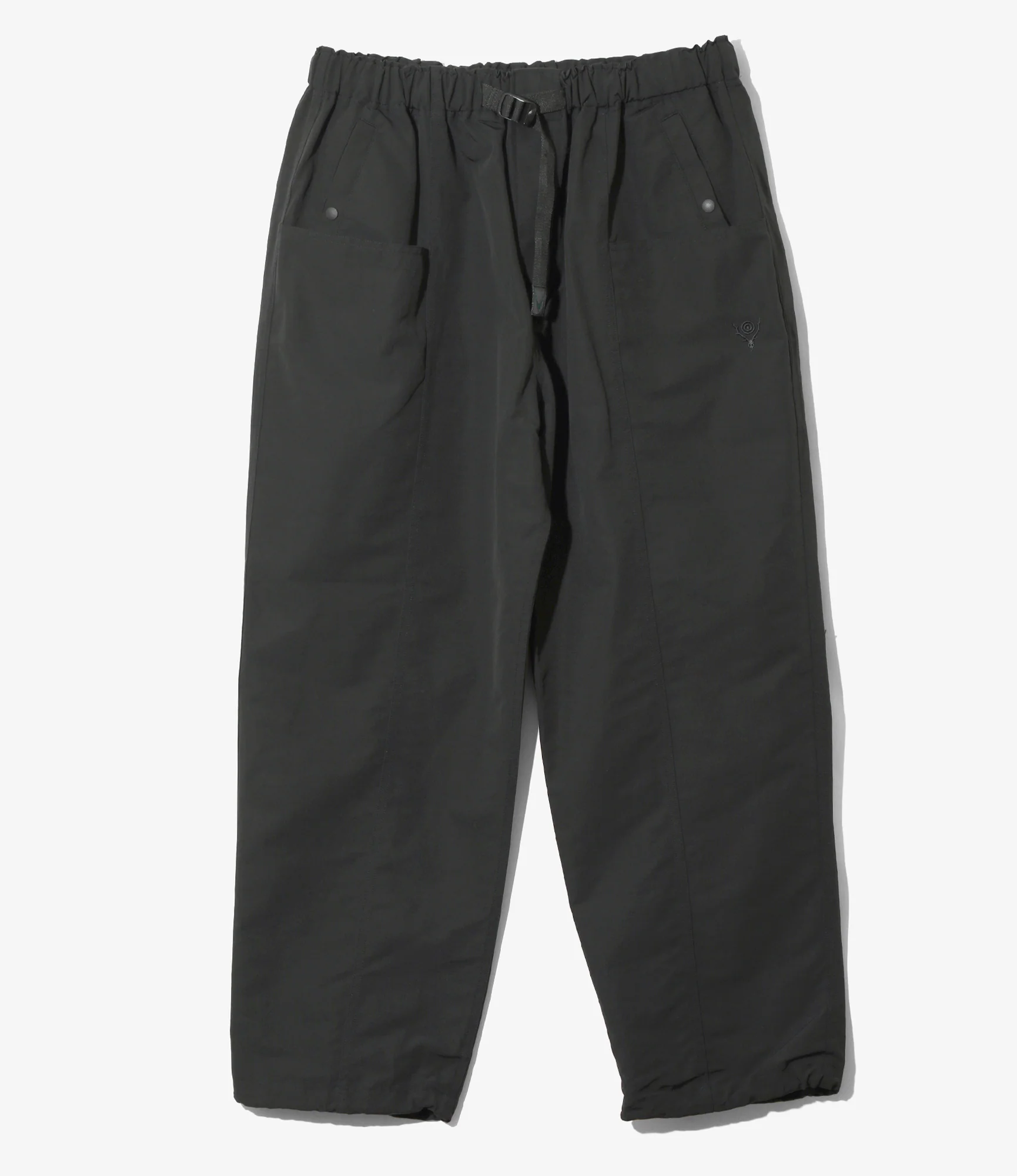 Belted C.S.Pant - Black - C/N Grosgrain
