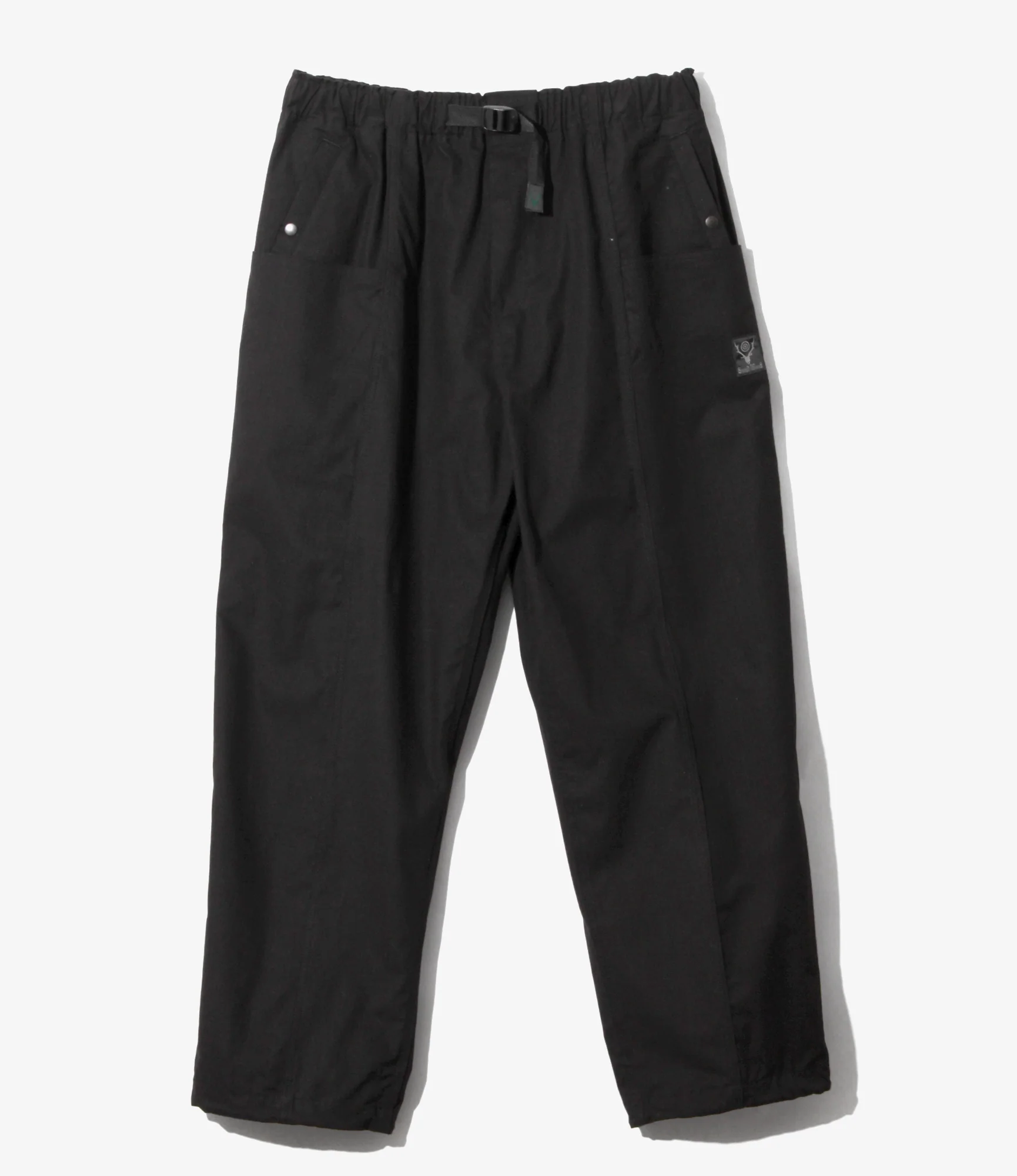 Belted C.S.Pant - Black - Cotton Ripstop