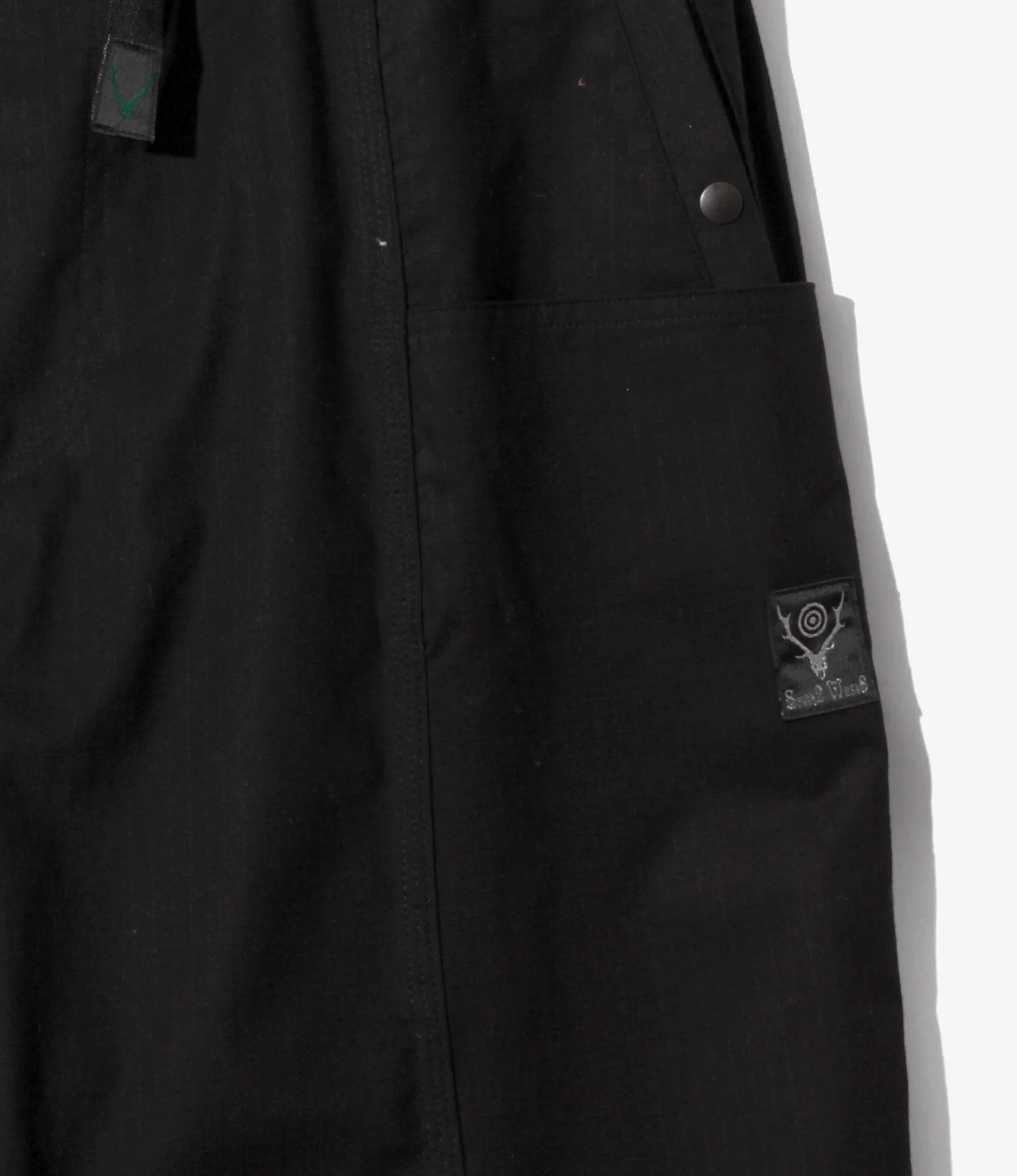 Belted C.S.Pant - Black - Cotton Ripstop - Image 2
