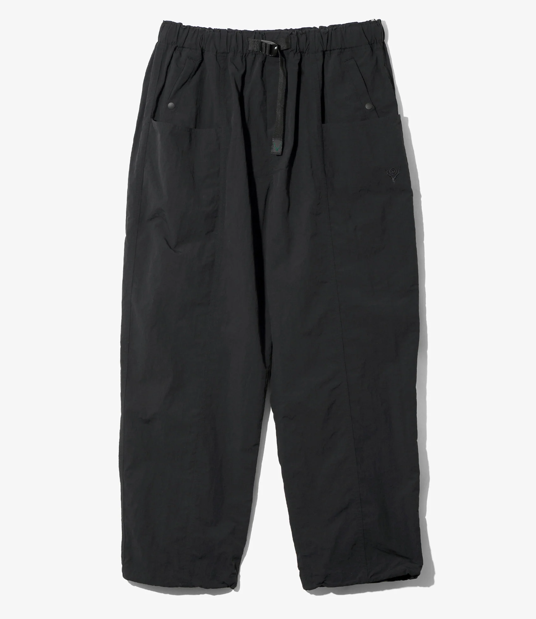 Belted C.S.Pant - Black - Nylon Ripstop