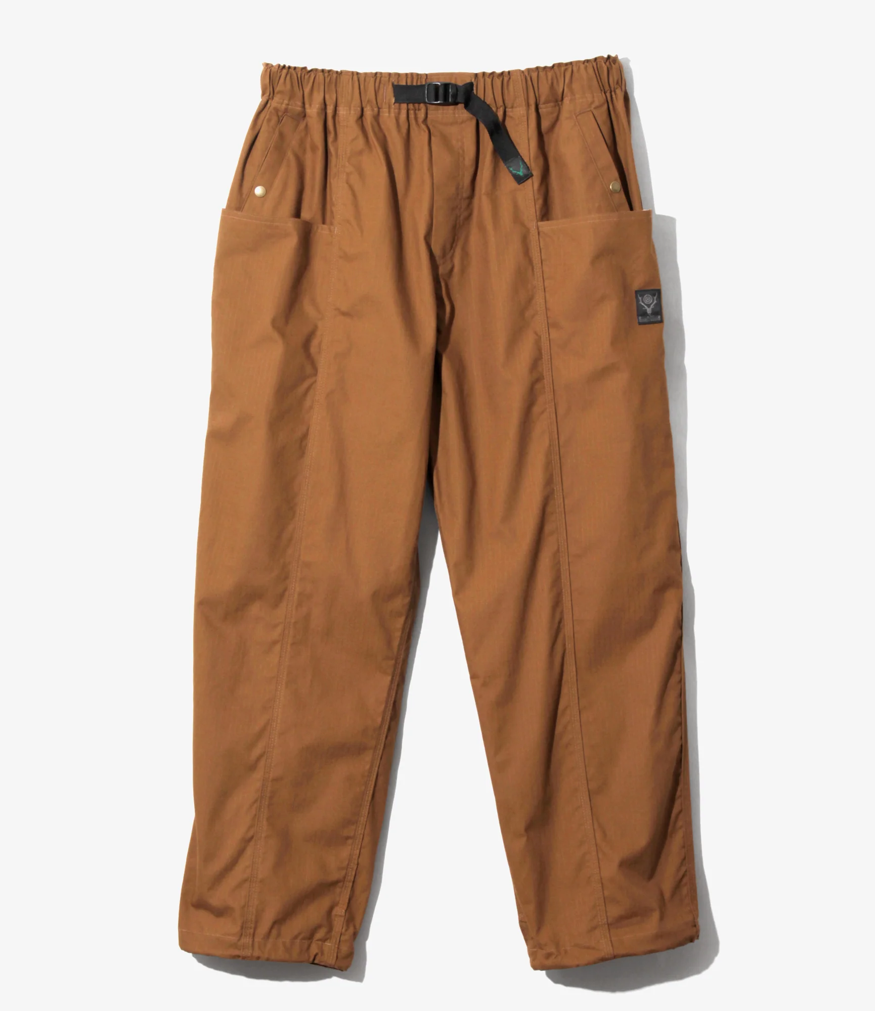 Belted C.S.Pant - Brown - Cotton Ripstop - Image 5