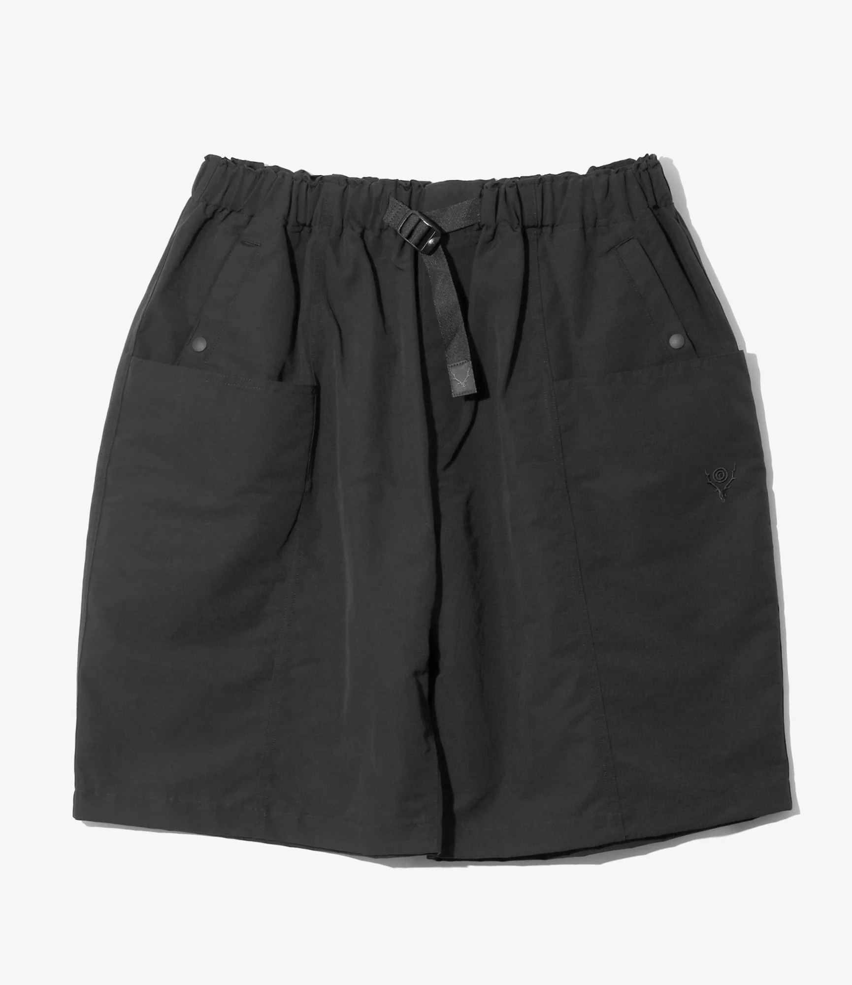 Belted C.S. Short - Black - C/N Grosgrain