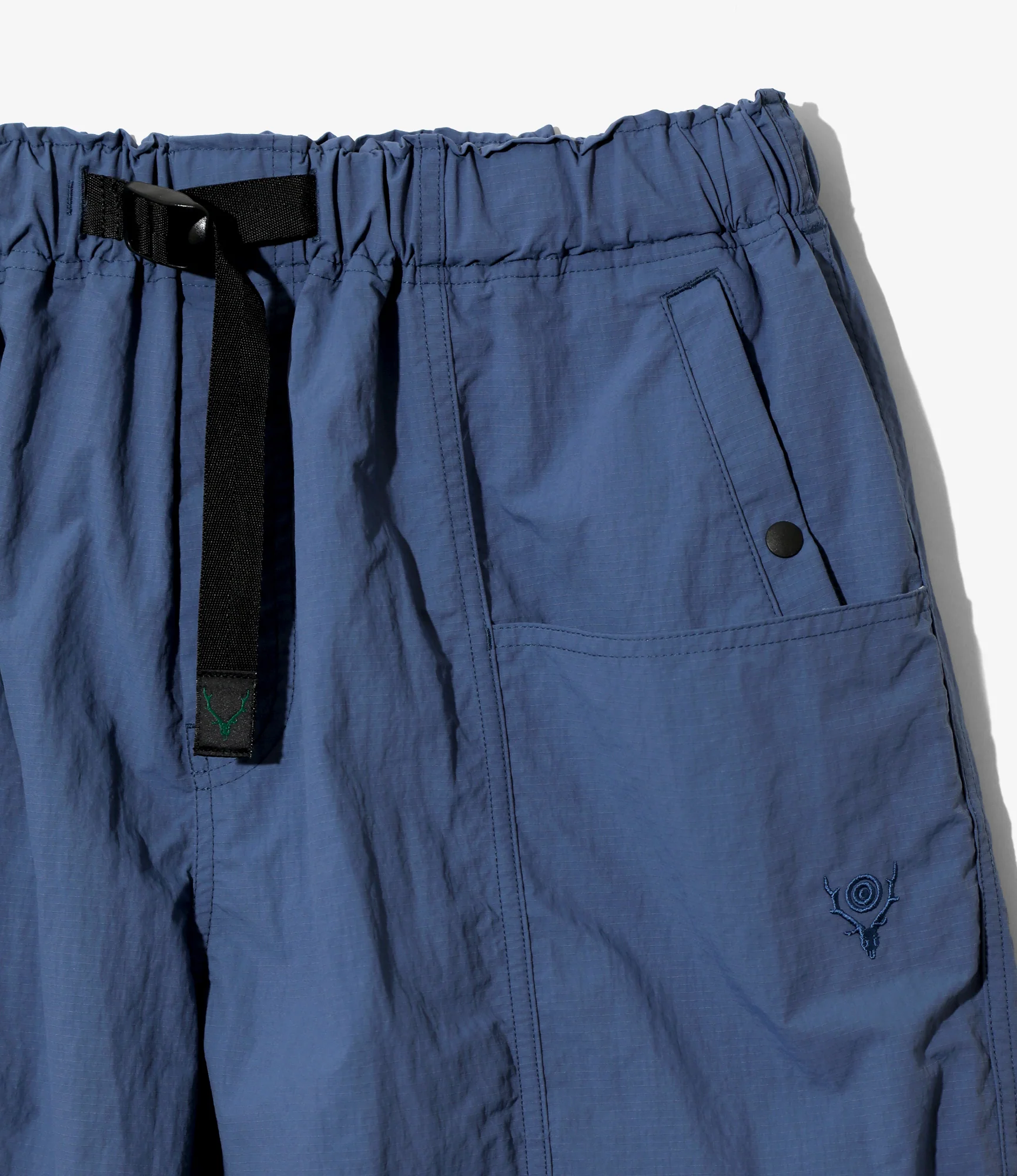Belted C.S. Short - Blue - Nylon Ripstop - Image 2