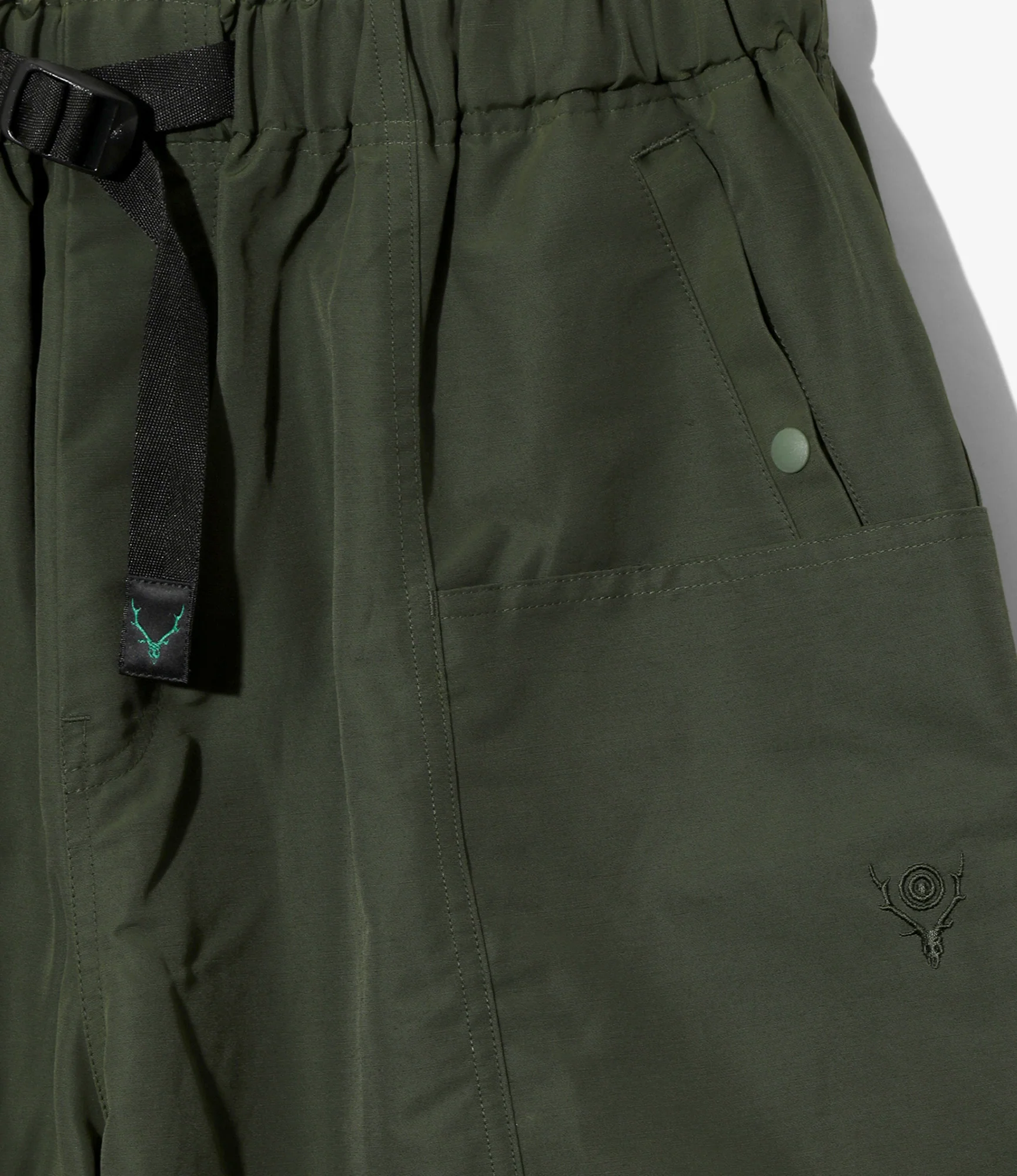 Belted C.S. Short - Olive - C/N Grosgrain - Image 2