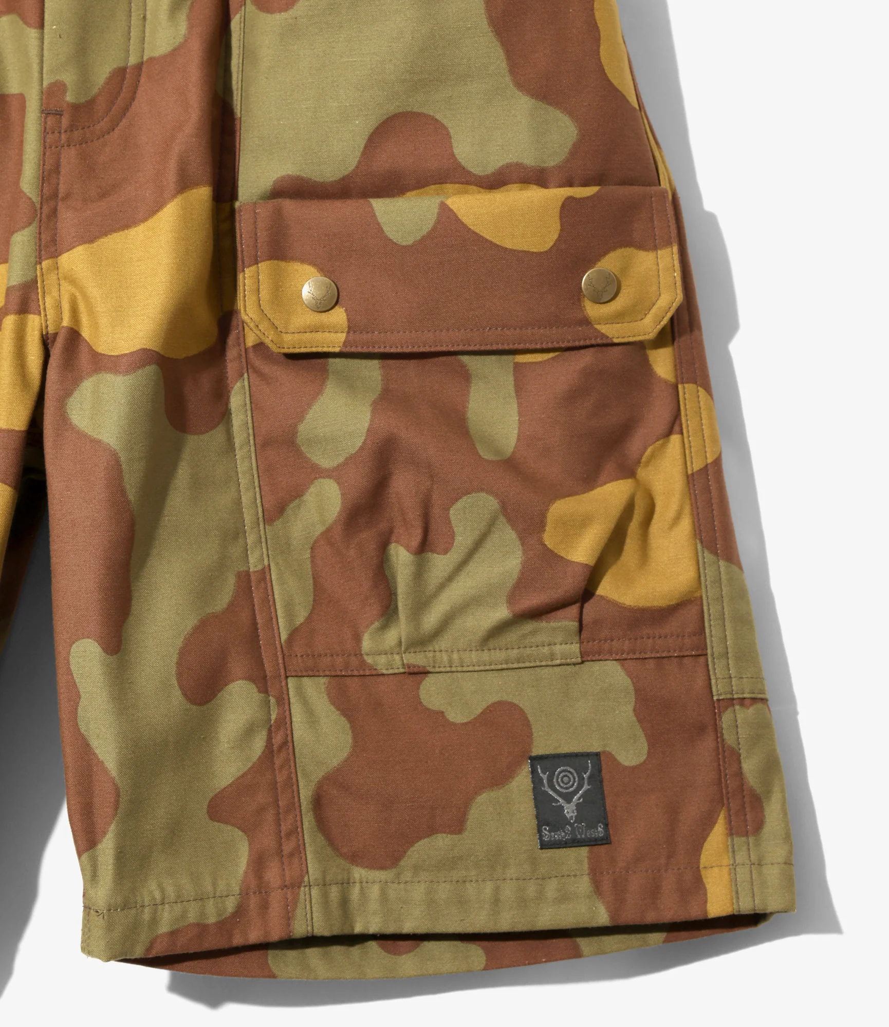 Belted Harbor Short - Camo - Reversed Sateen / Camo - Image 3