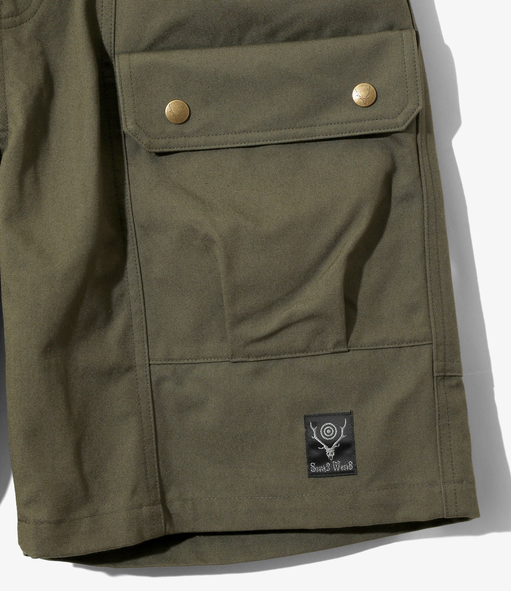 Belted Harbor Short - Olive - C/N Canvas - Image 3