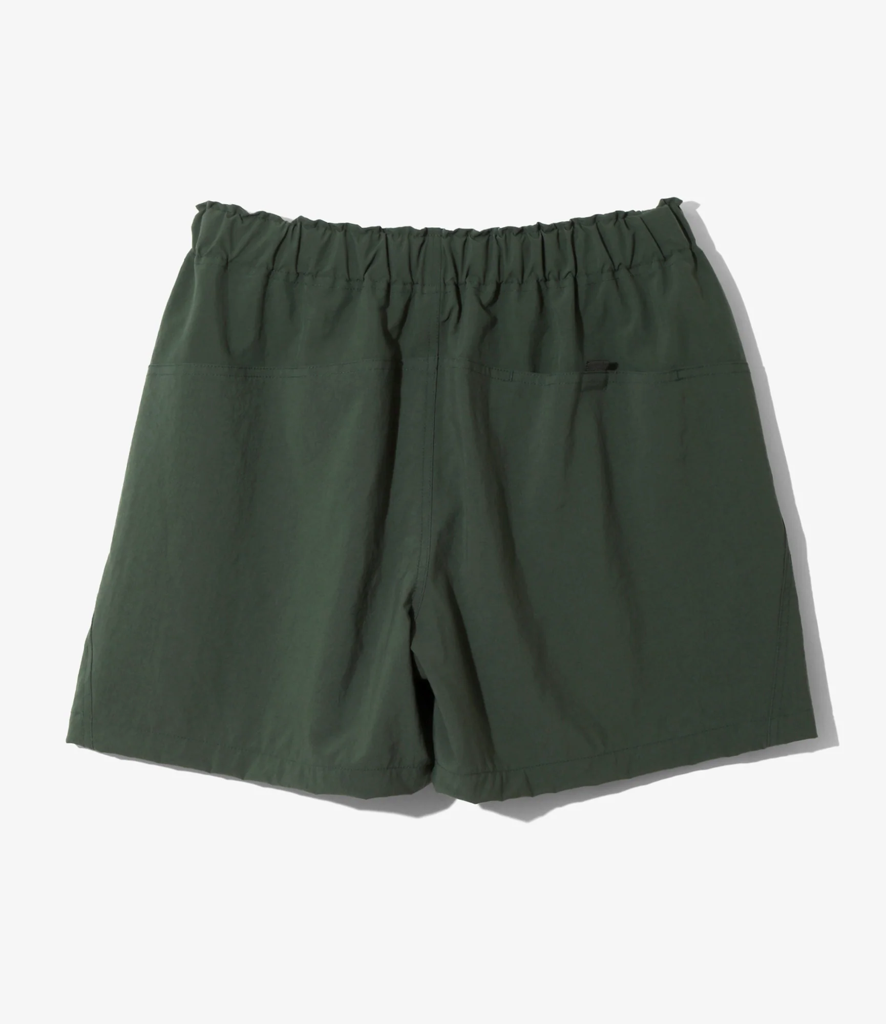 Belted Short - Green - Nylon Oxford - Image 3