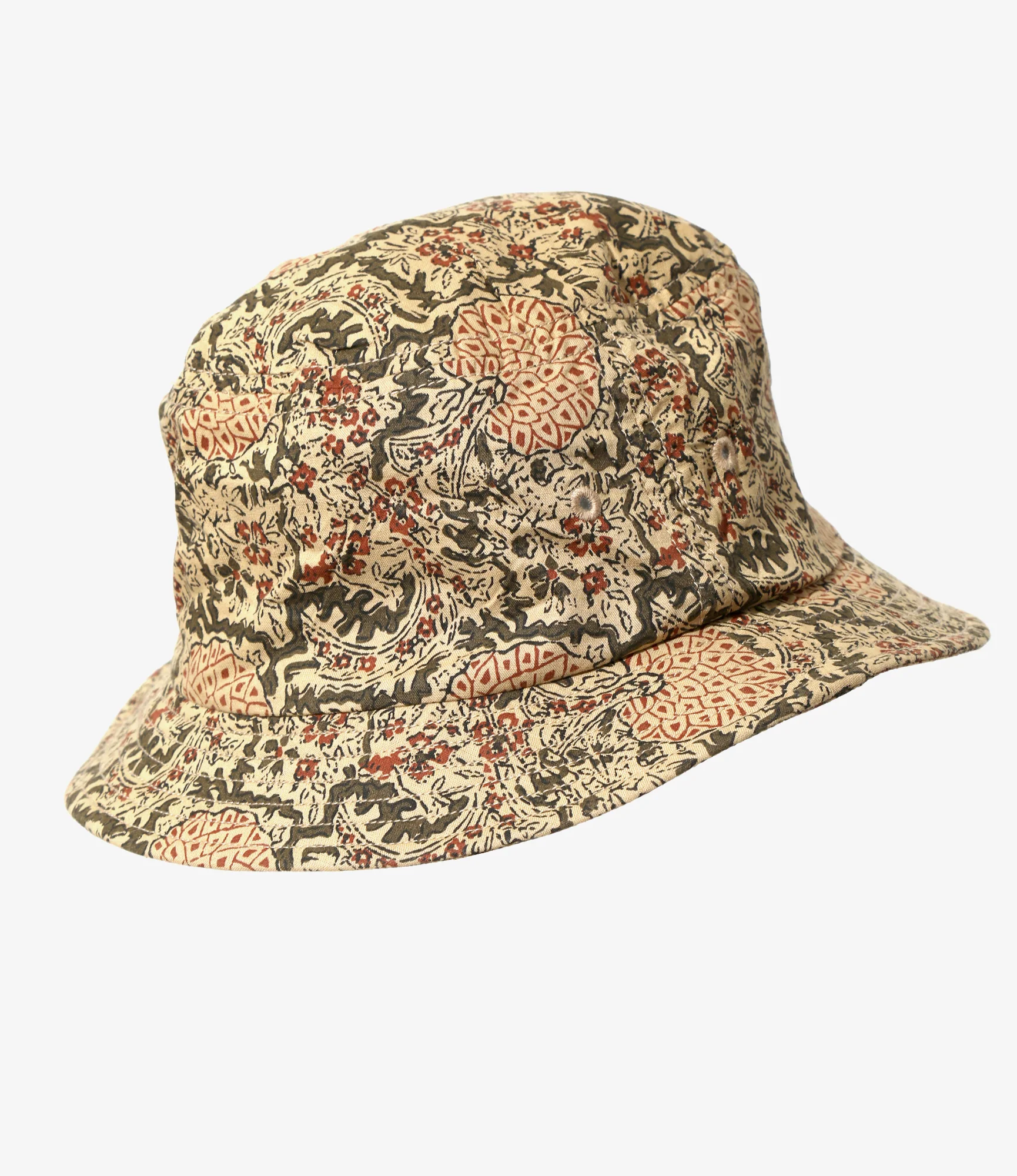 Bucket Hat - Beige - Batik Printed - Image 6