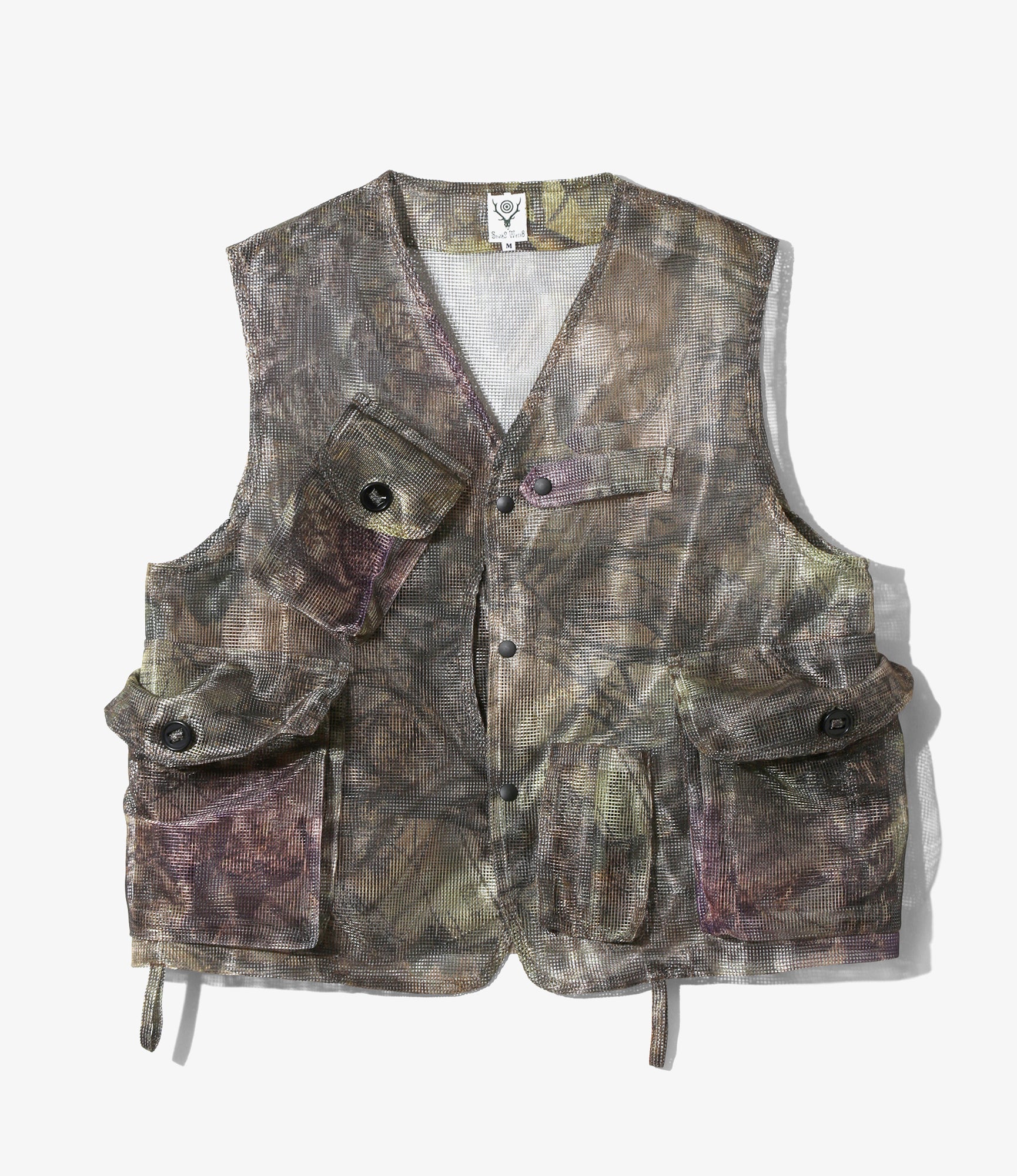 Bush Tenkara Vest - Camo - Heavyweight Mesh