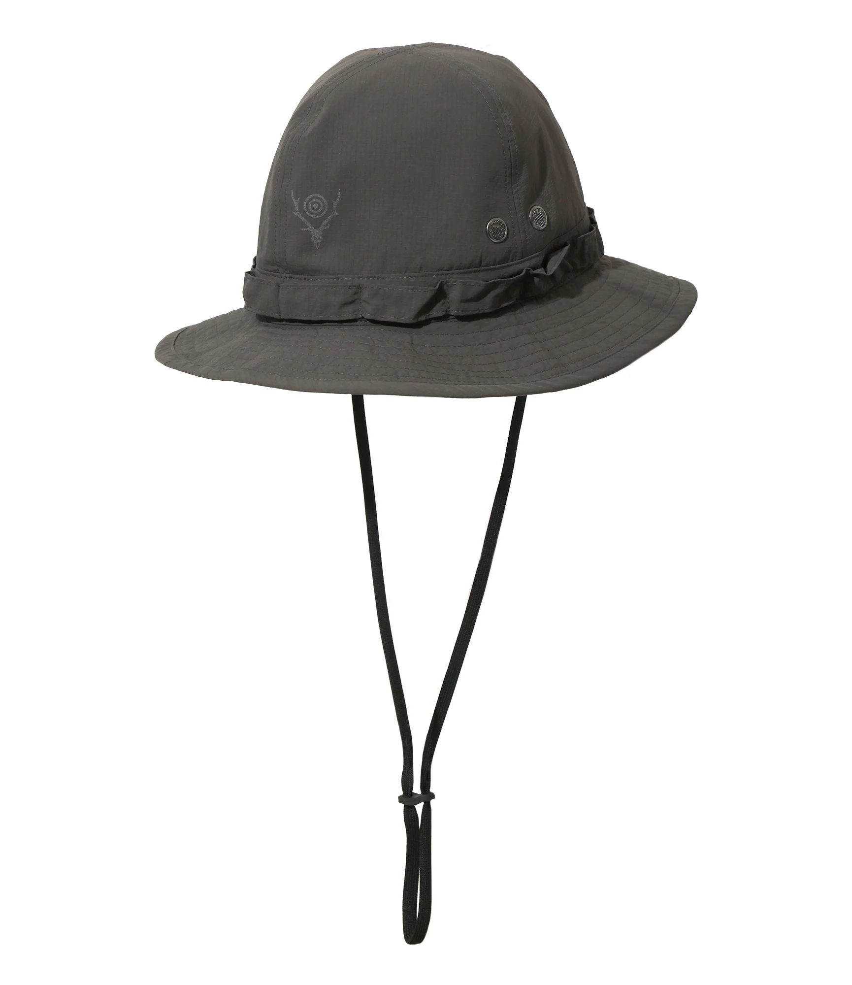 Jungle Hat - Charcoal - Nylon Ripstop - Image 3