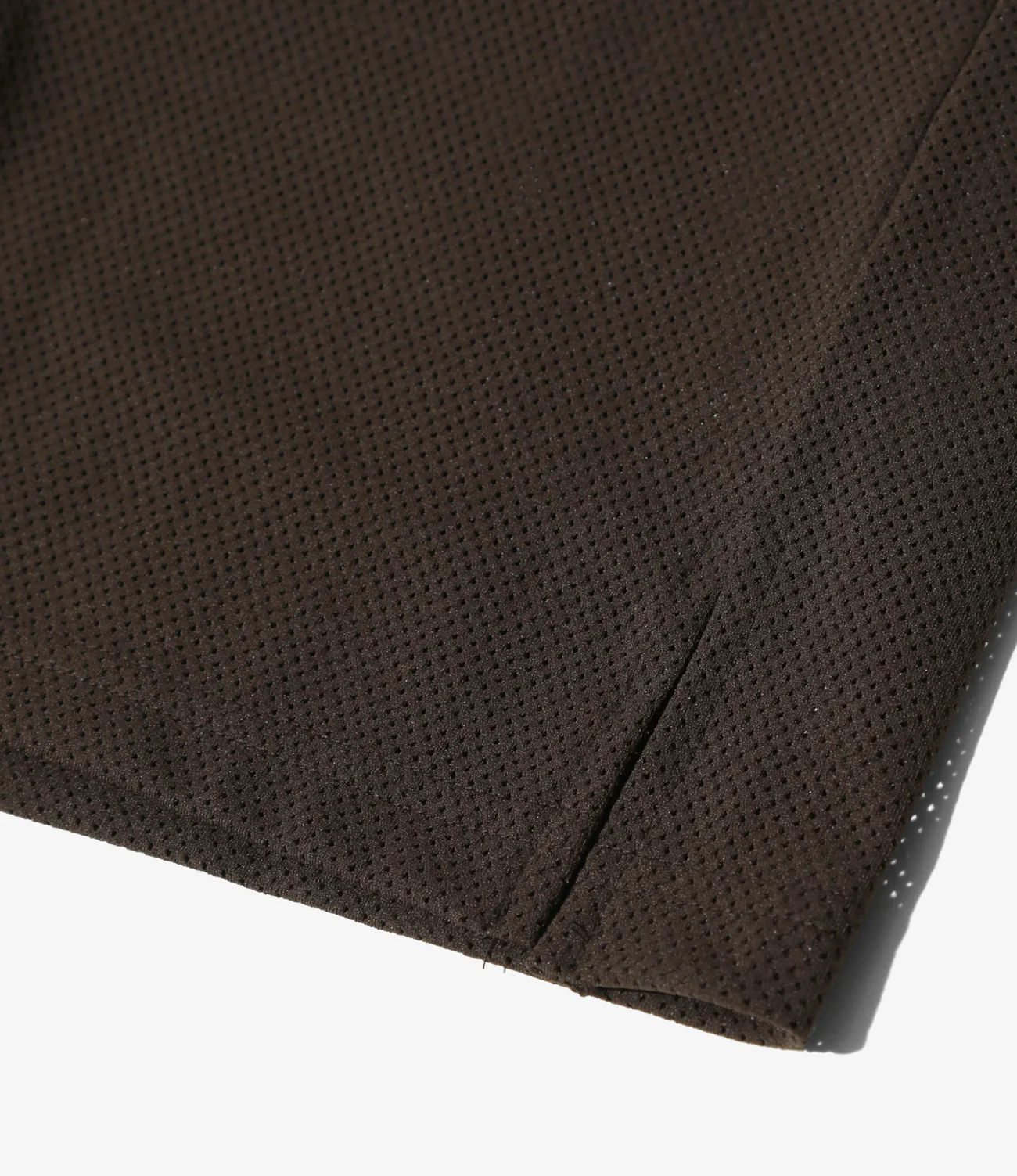 L/S Crew Neck Shirt - Dk. Brown - Knit Mesh - Image 3