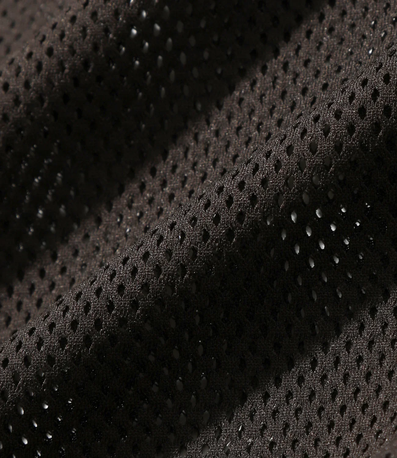 L/S Crew Neck Shirt - Dk. Brown - Knit Mesh - Image 5