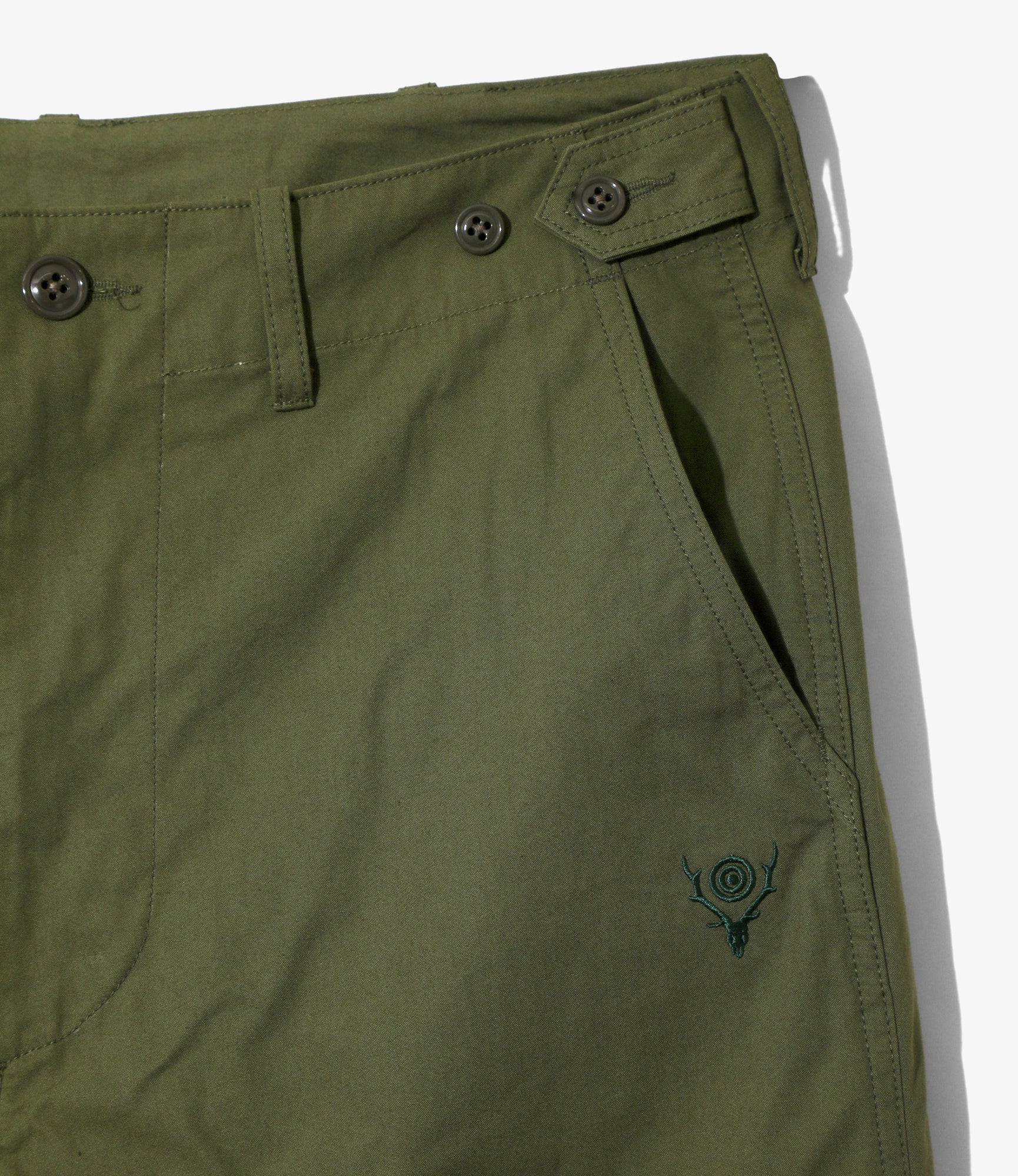 Military Pant - Olive - C/N Canvas - Image 2