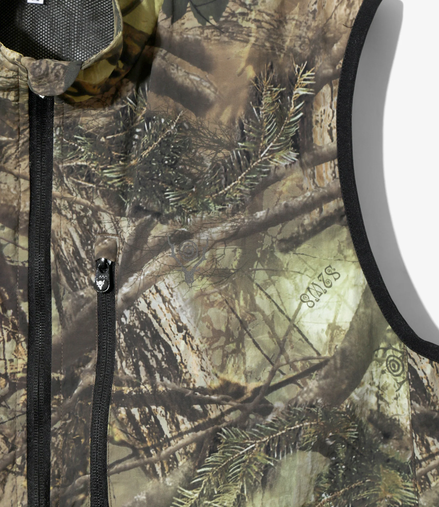 Packable Vest - Camo - Nylon Tussah - Image 2