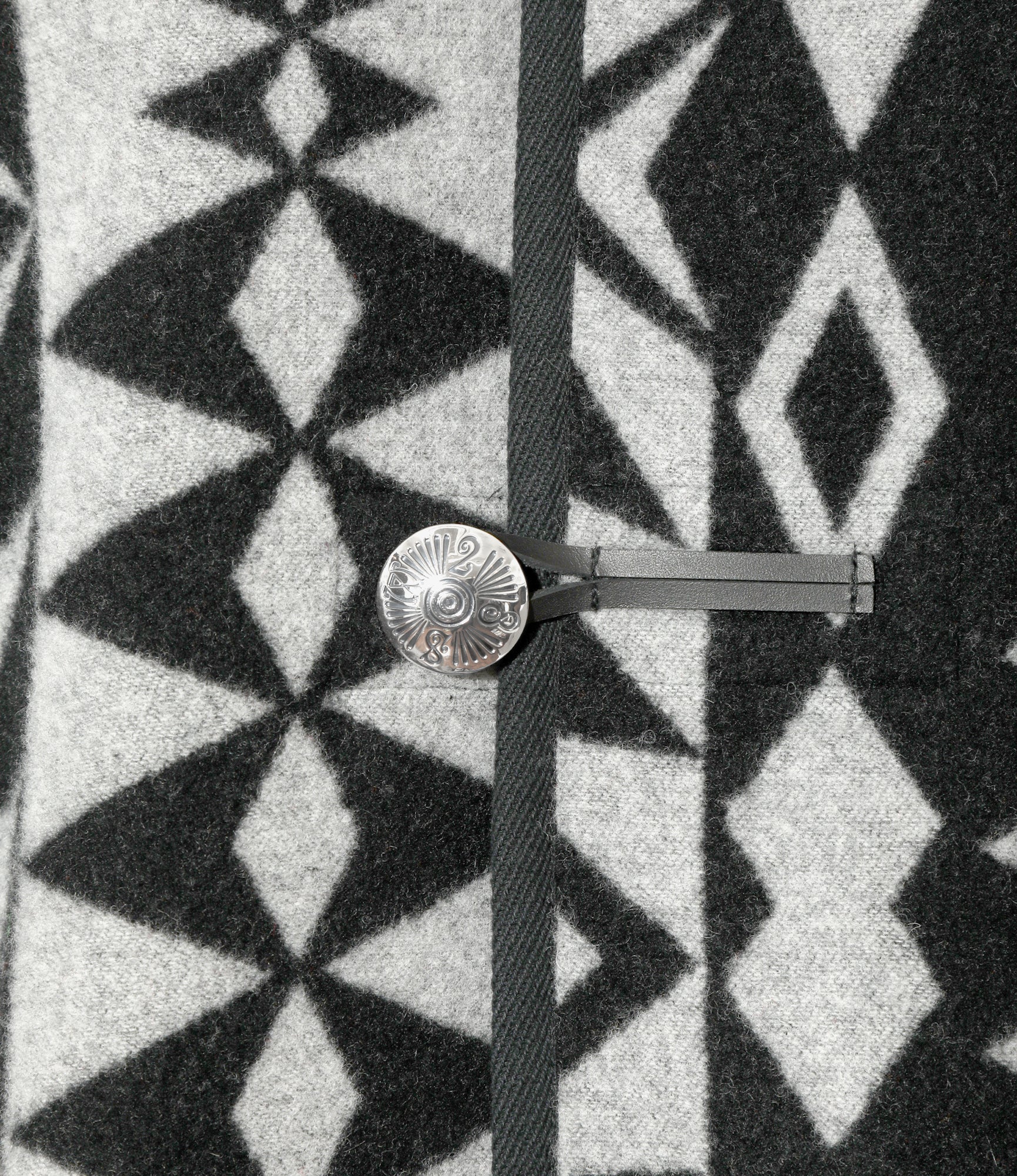 Poncho - Grey - W/CA Blanket - Image 2