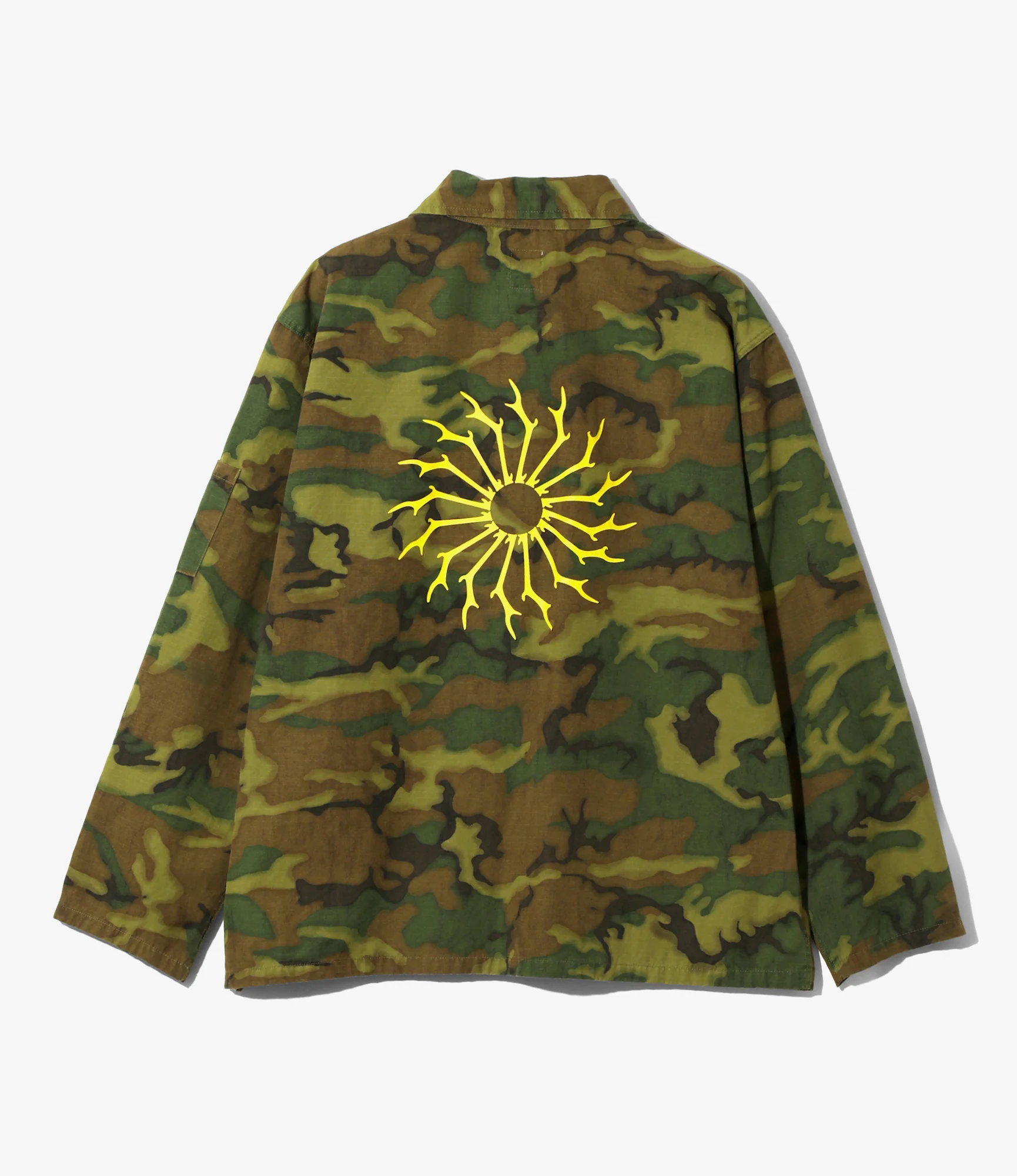 Ranger Shirt - Green - Cotton Ripstop / Camo - Image 4