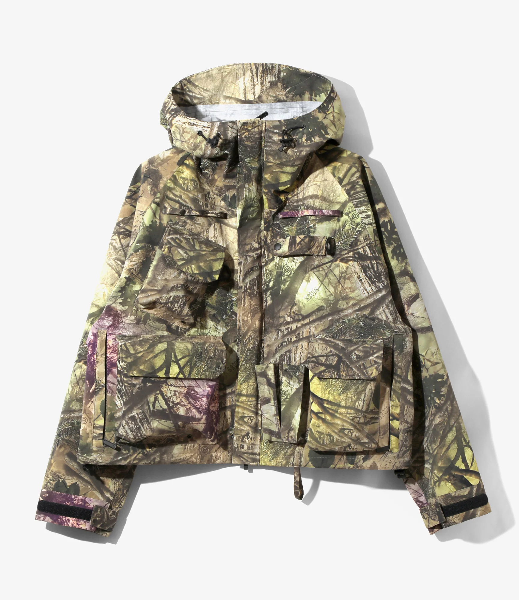 River Trek Jacket - Camo - Nylon Tussah / 3Layer