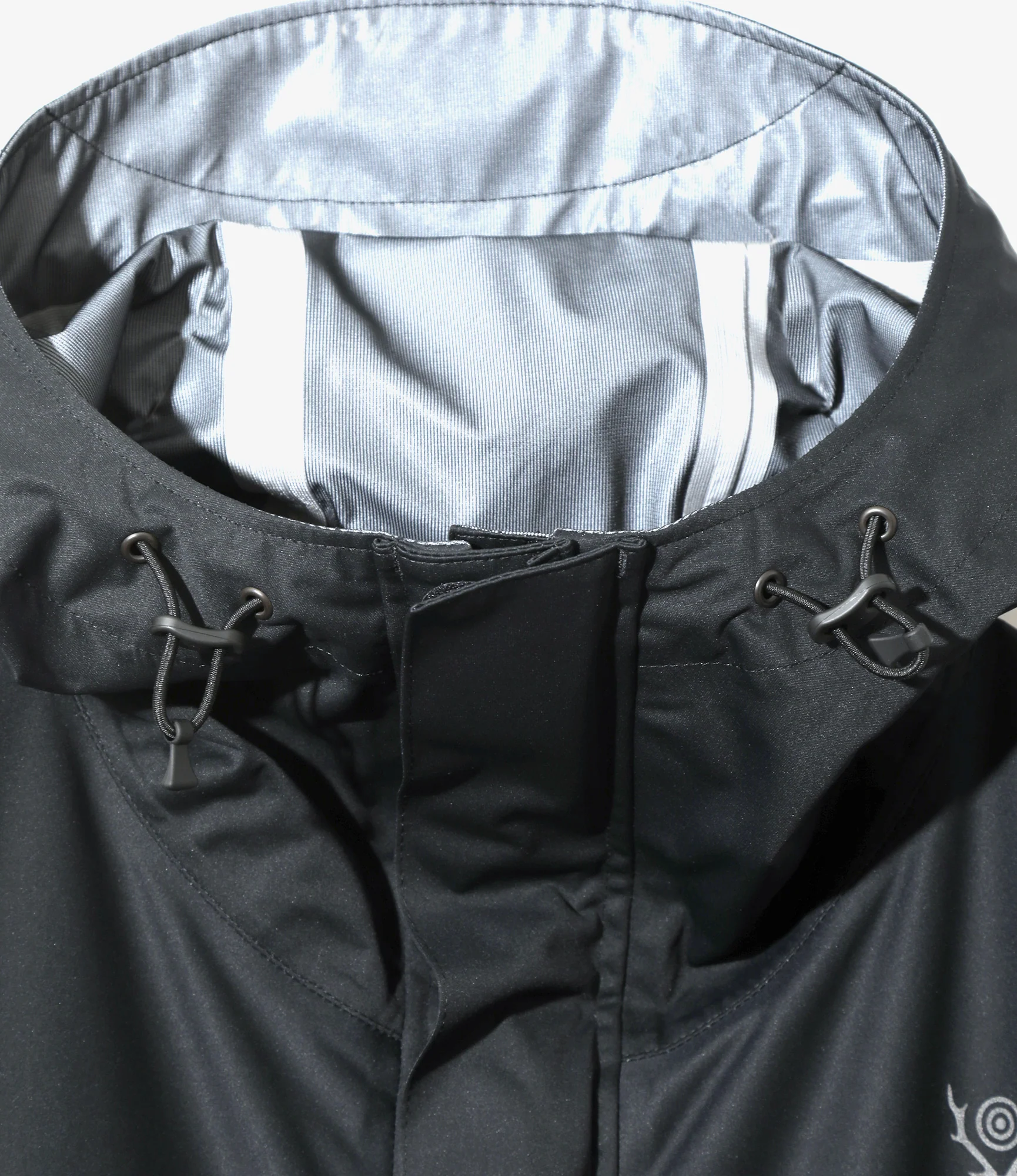 River Trek Poncho - Black - Poly Smooth / 3Layer - Image 4