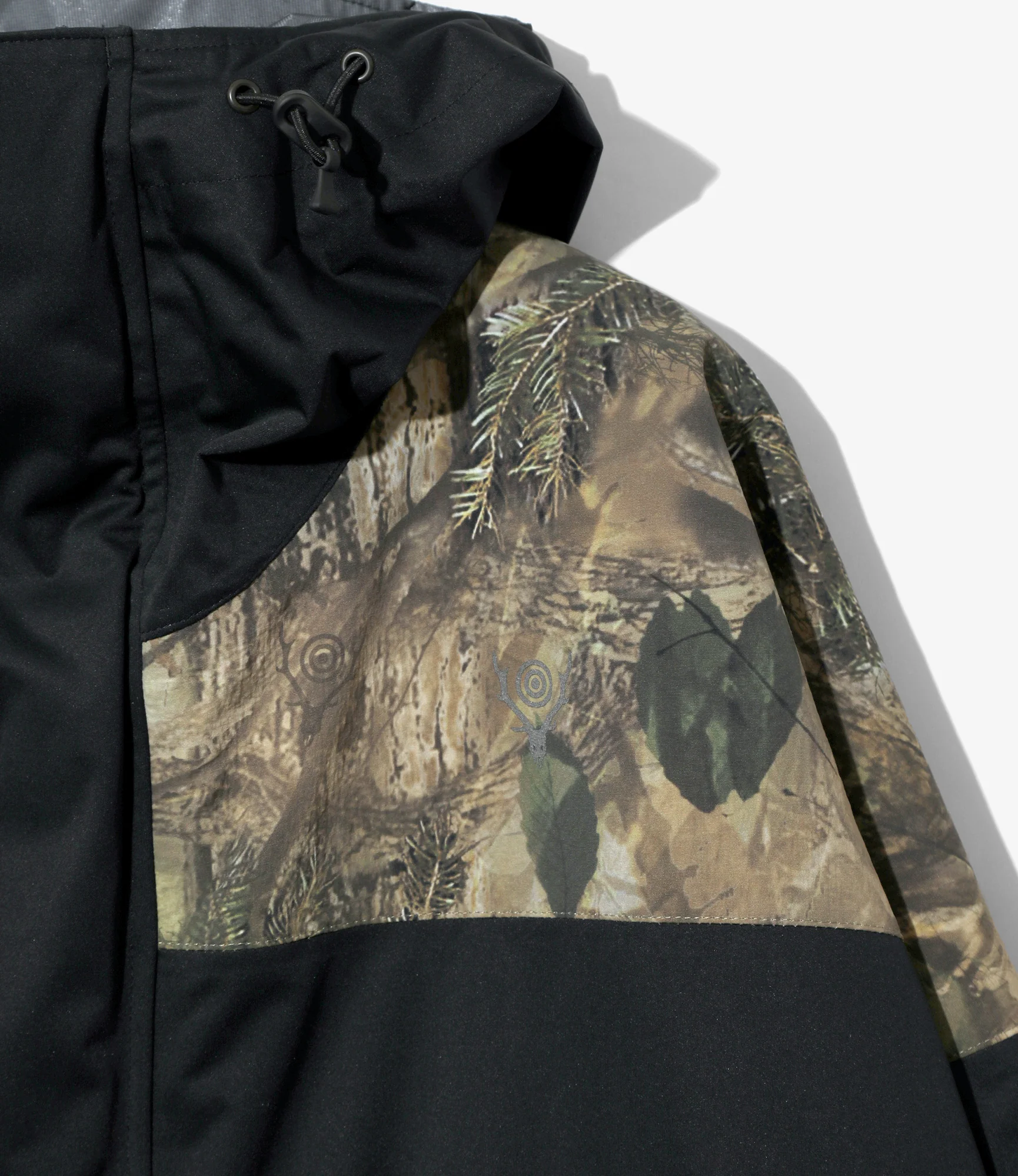 River Trek Poncho - Camo - Nylon Tussah Combo / 3Layer - Image 2