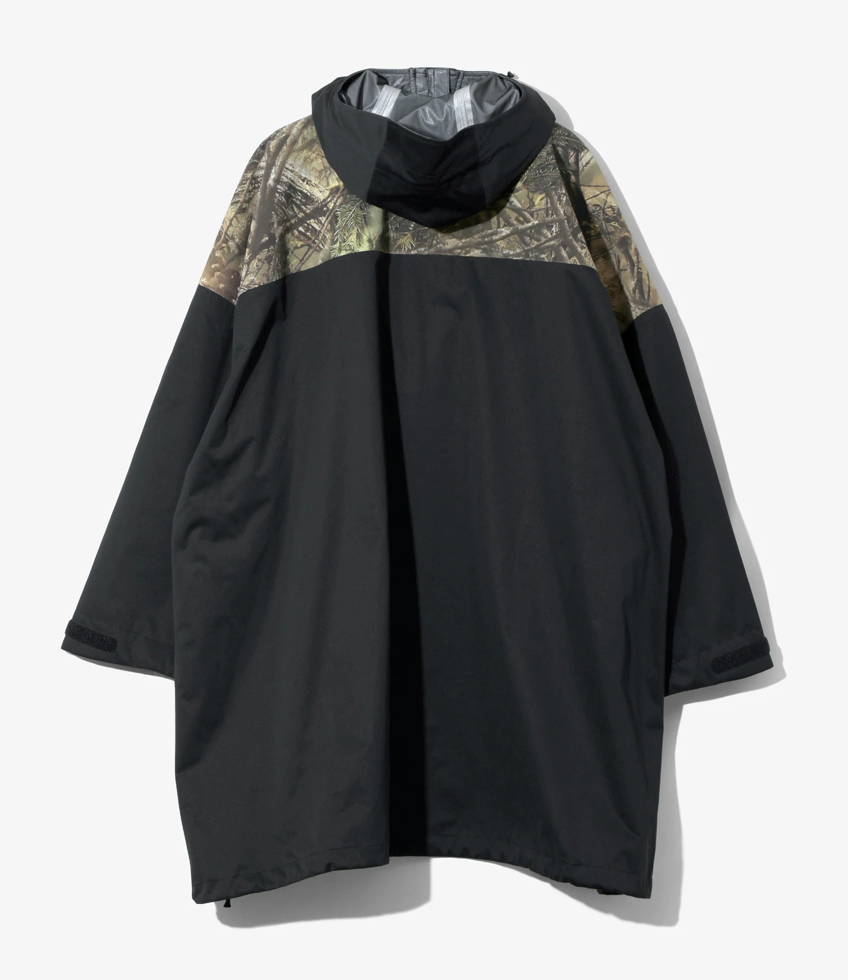 River Trek Poncho - Camo - Nylon Tussah Combo / 3Layer - Image 5