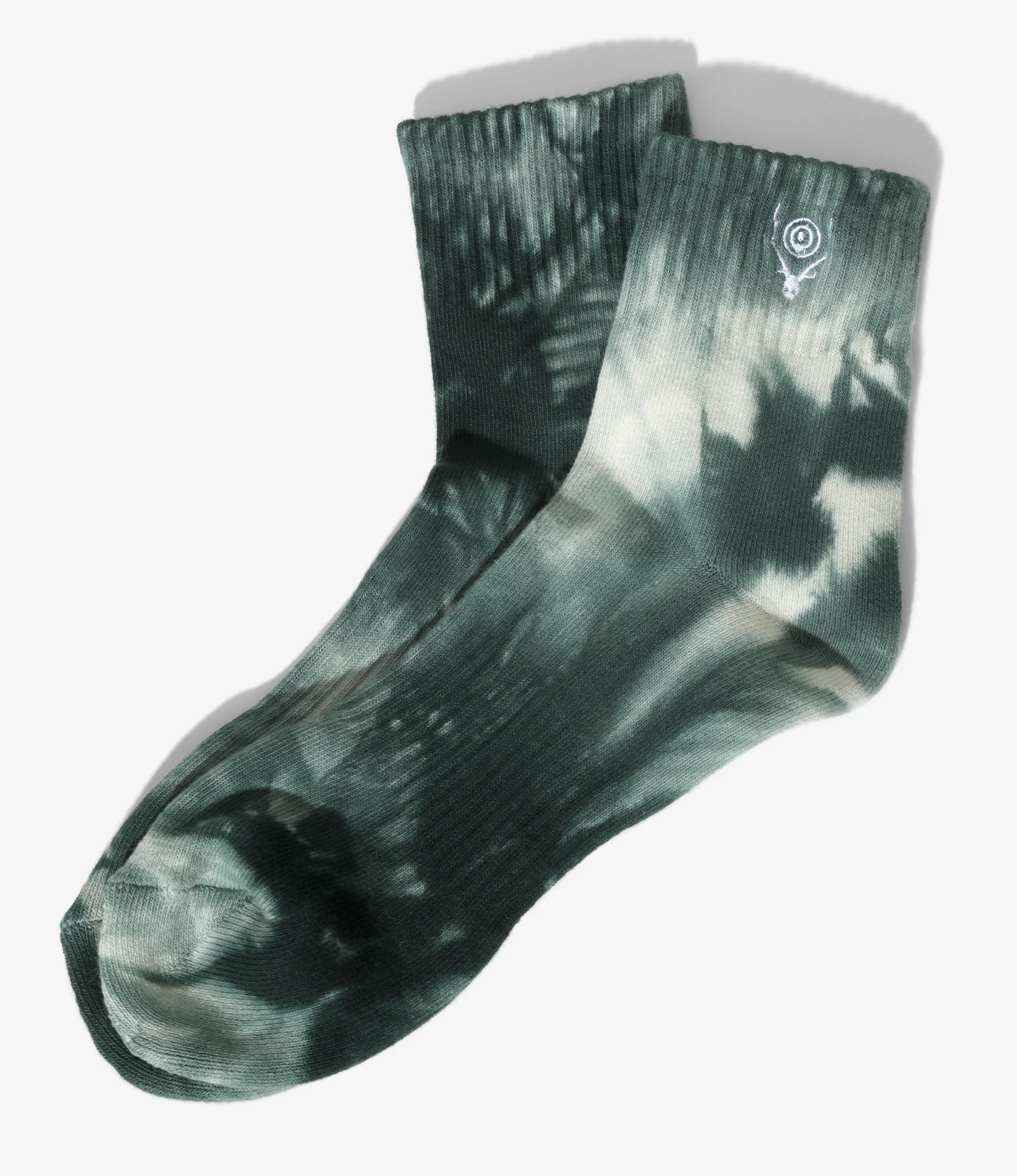 Socks - Green - Tie-Dye