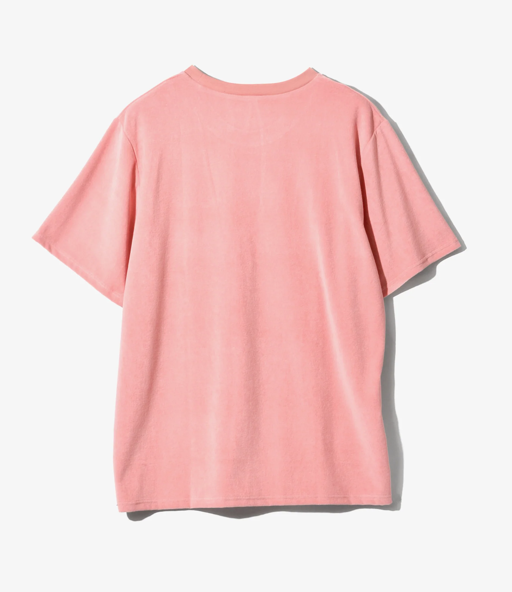 S/S Round Pocket Tee - Pink - C/Pe Pile - Image 3