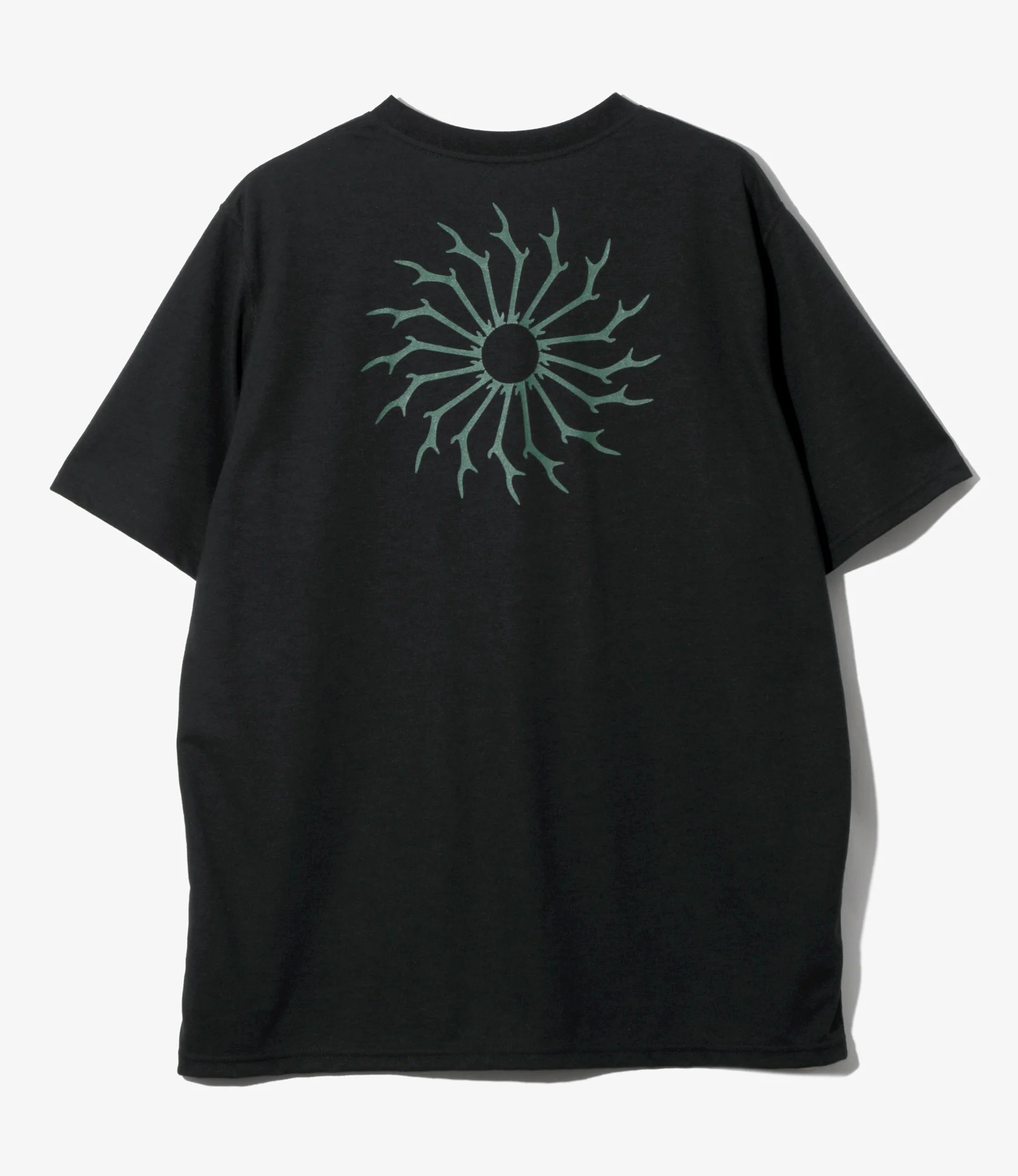 S/S Round Pocket Tee - Black - Circle Horn - Image 3