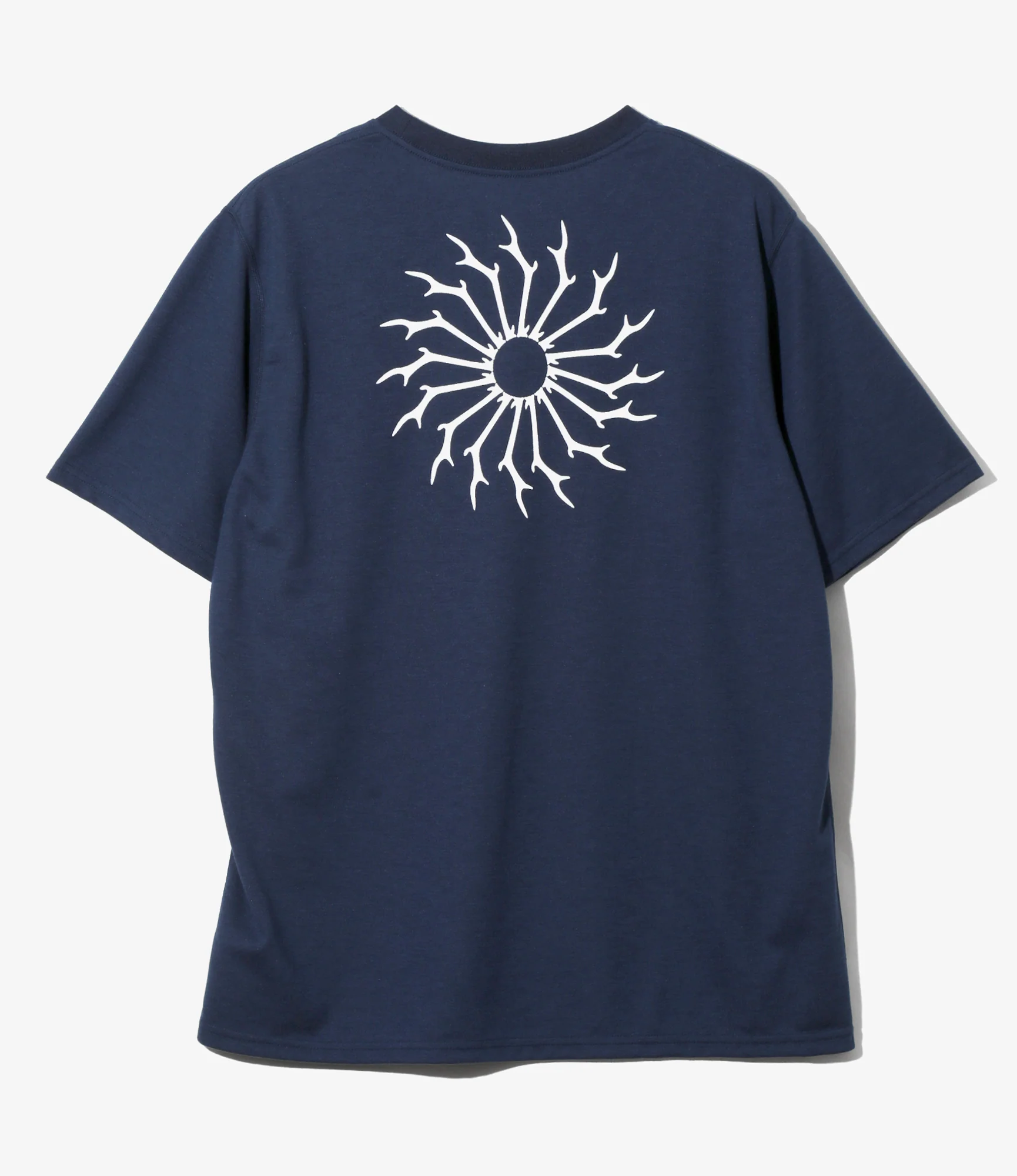 S/S Round Pocket Tee - Navy - Circle Horn - Image 3