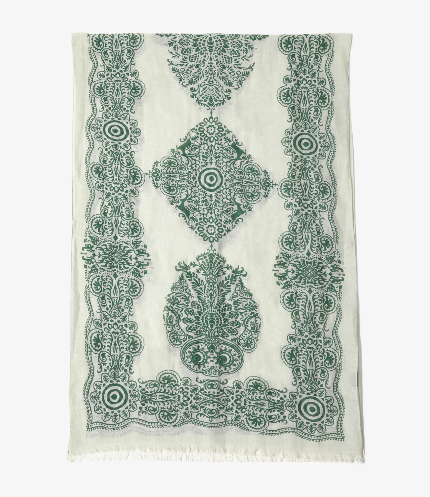 Stole - Grey - Cotton Gauze - Image 2