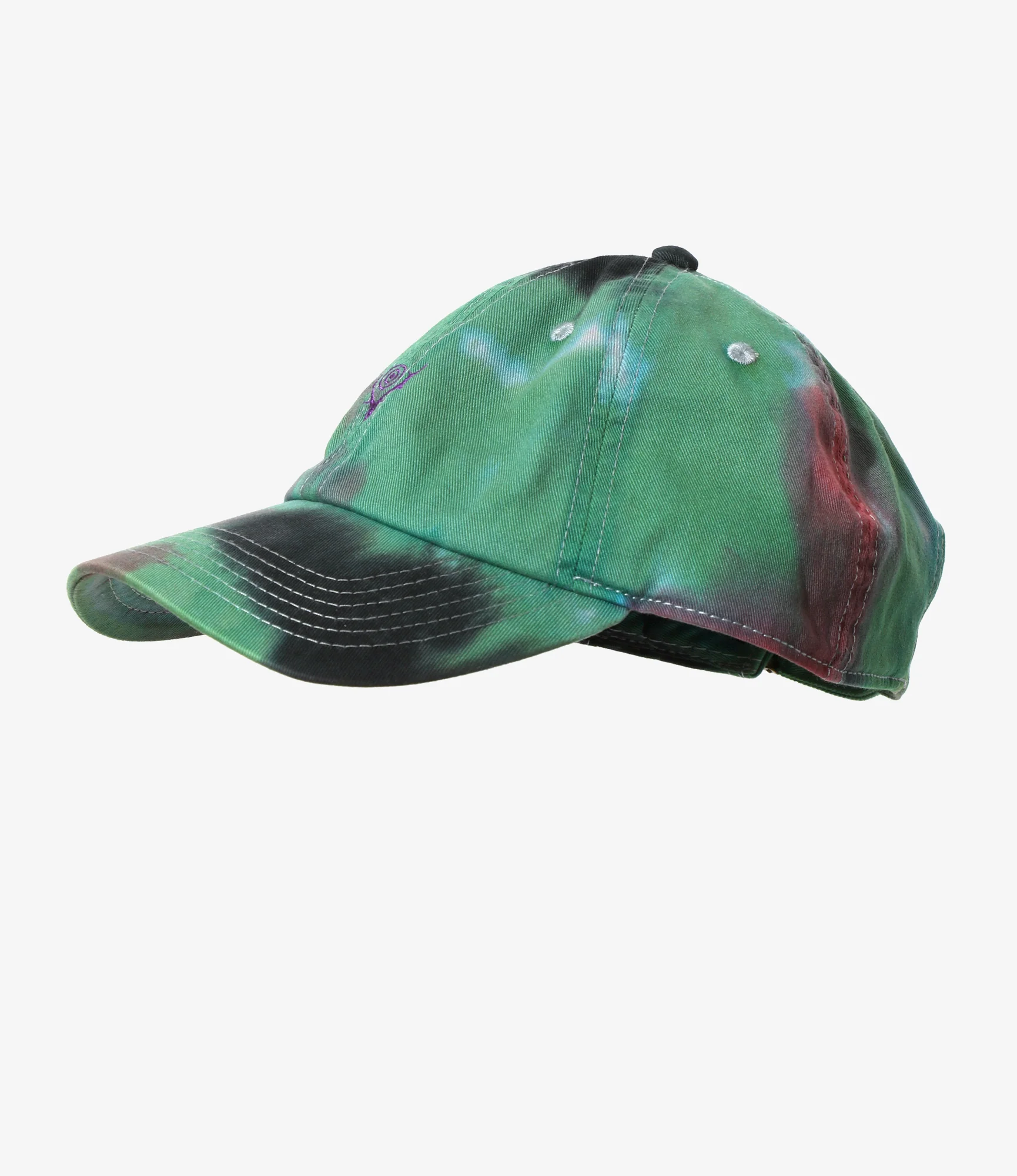 Strap Back Cap - Green - Tie Dye