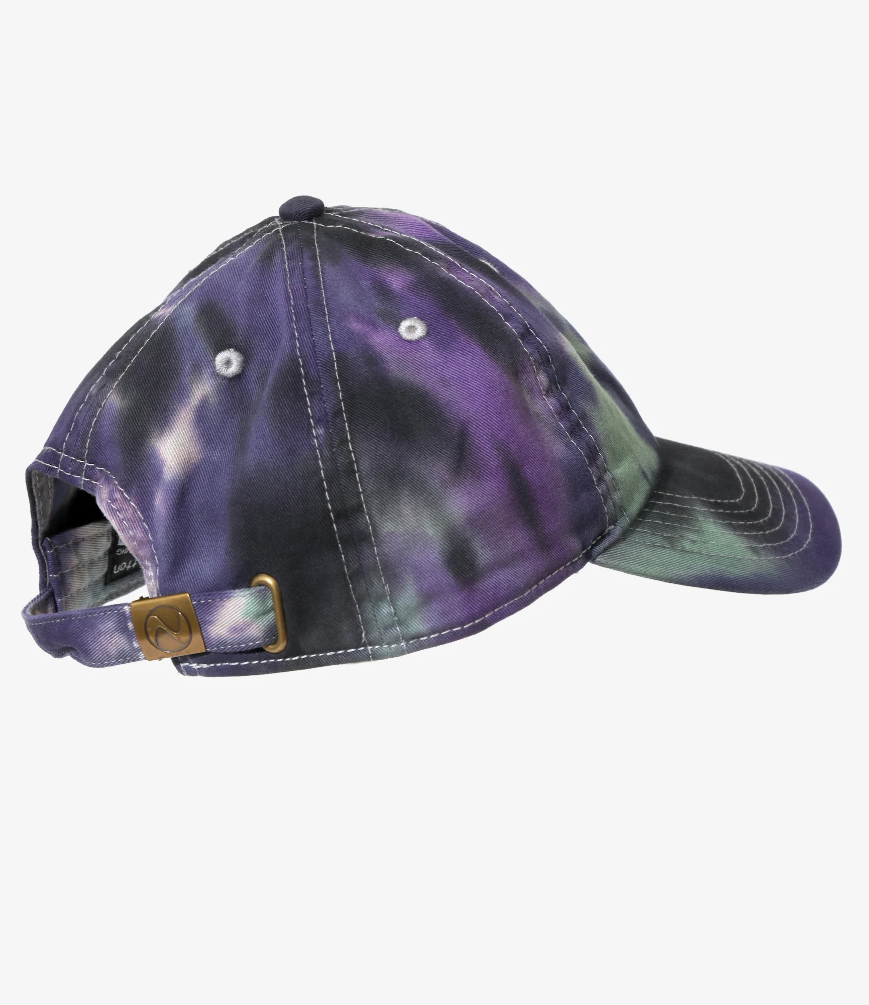 Strap Back Cap - Purple - Tie Dye - Image 4