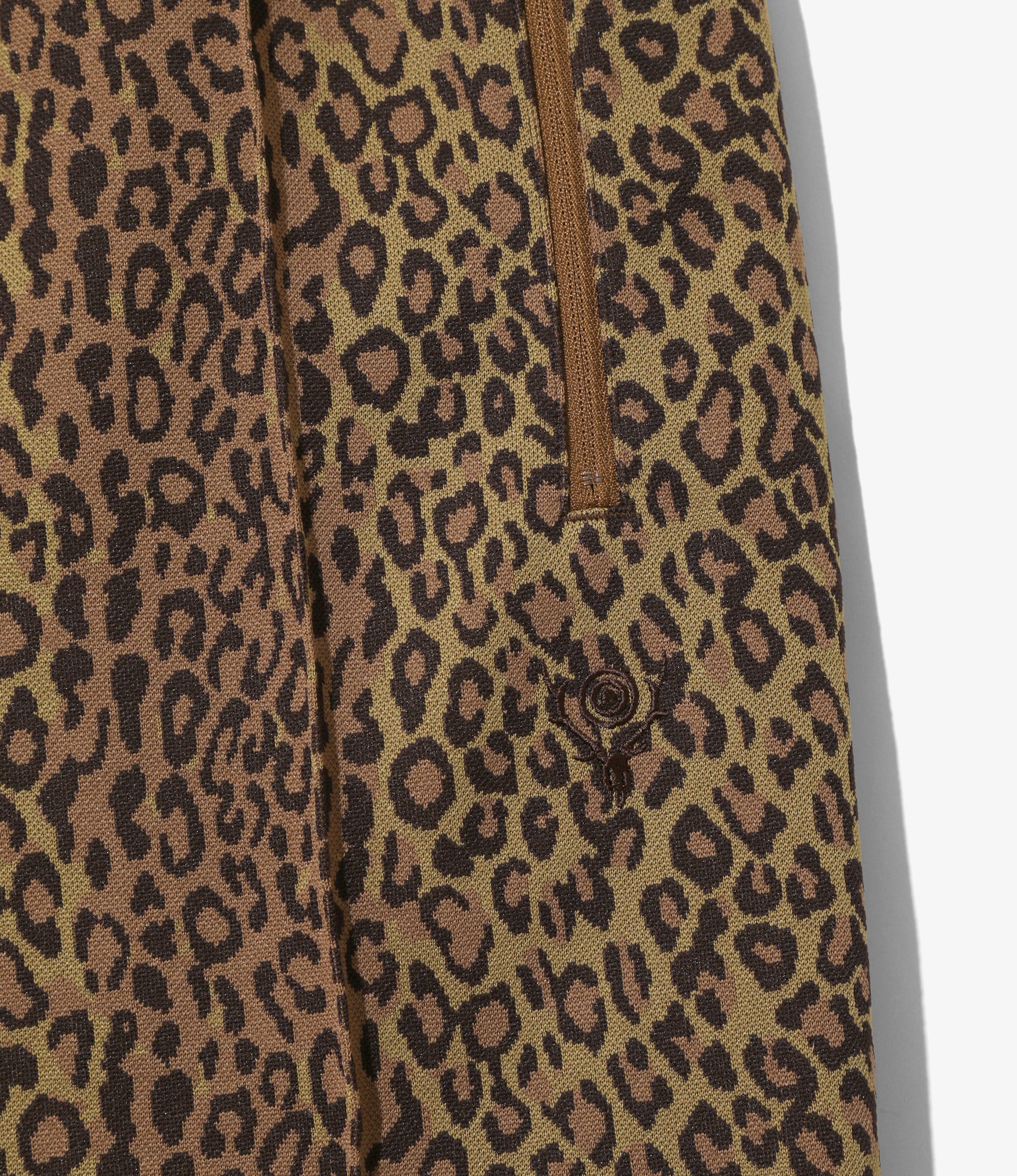 String C.S Pant - Brown - Poly Jq. / Leopard - Image 2