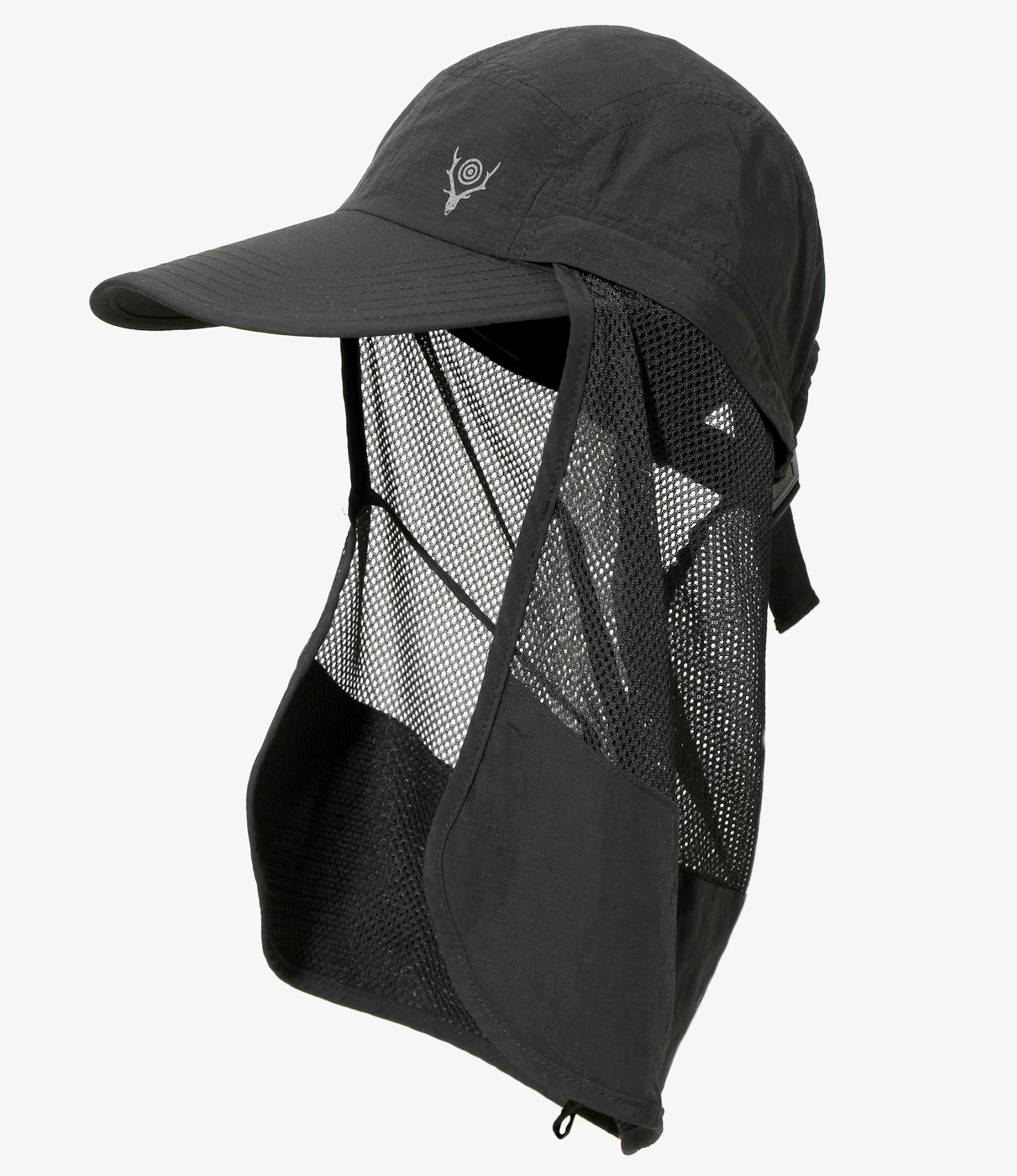 Sunshade Cap - Black - Nylon Ripstop