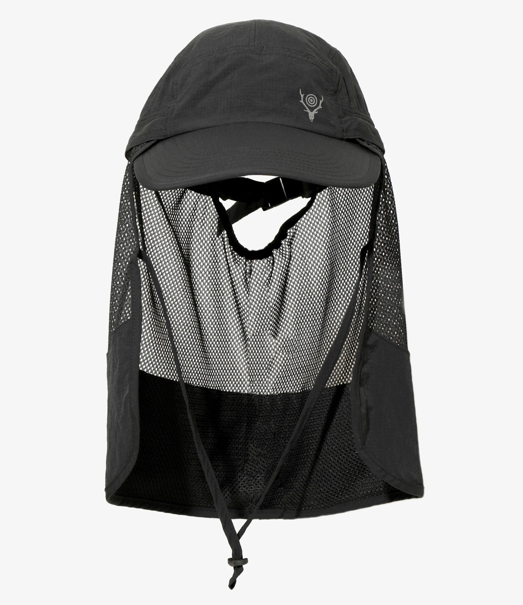 Sunshade Cap - Black - Nylon Ripstop - Image 2