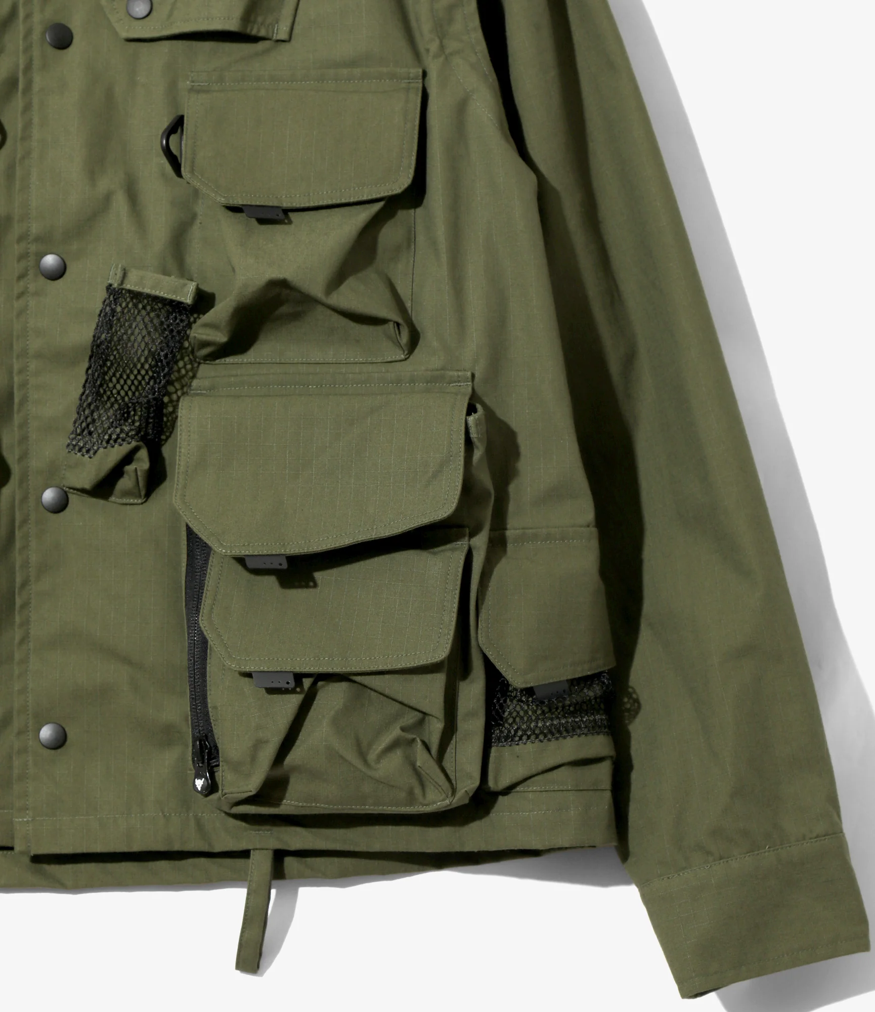 Tenkara Trout Parka - Olive - C/N Ripstop - Image 3