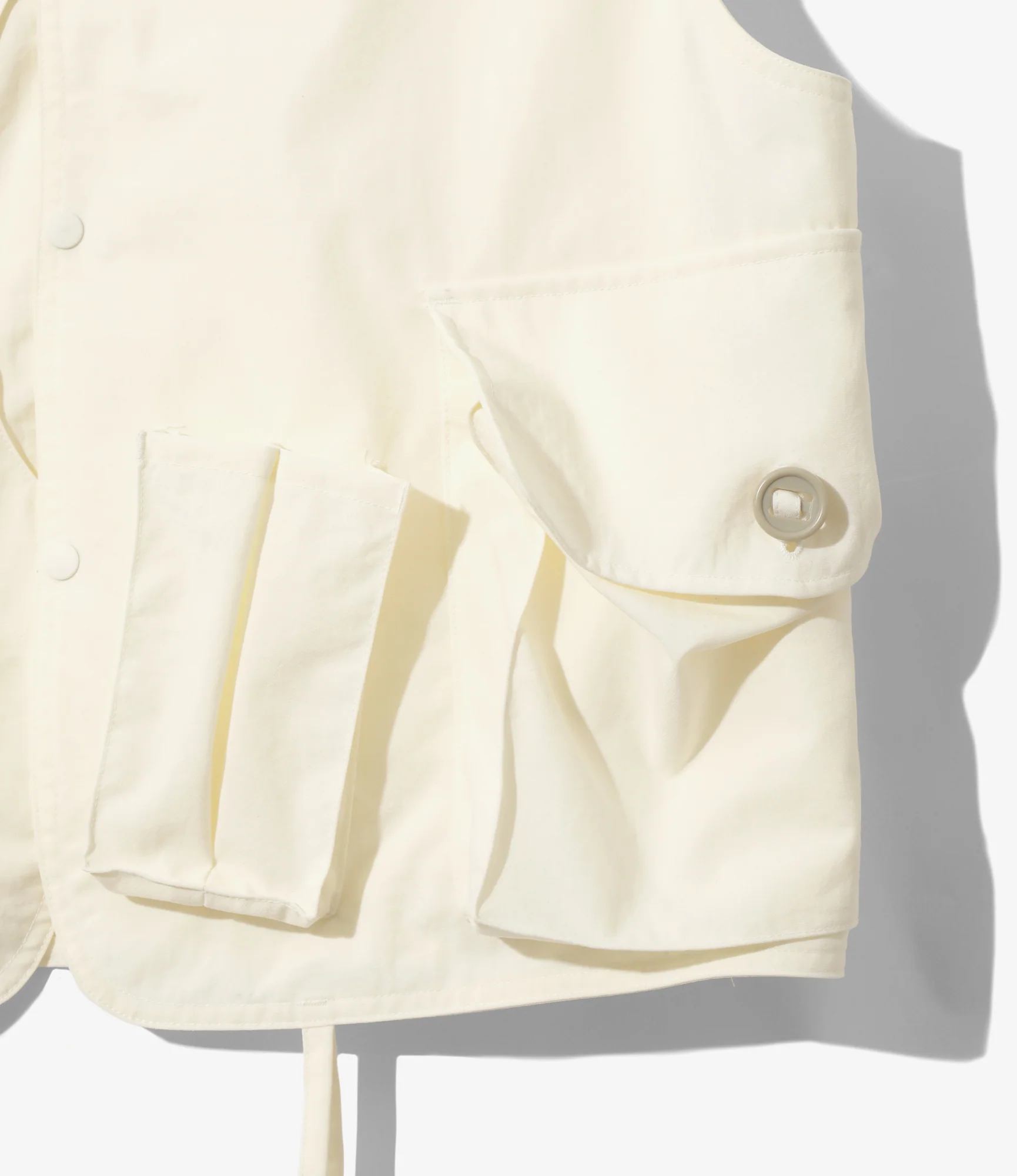 Tenkara Vest - Ivory - Nylon OX - Image 3