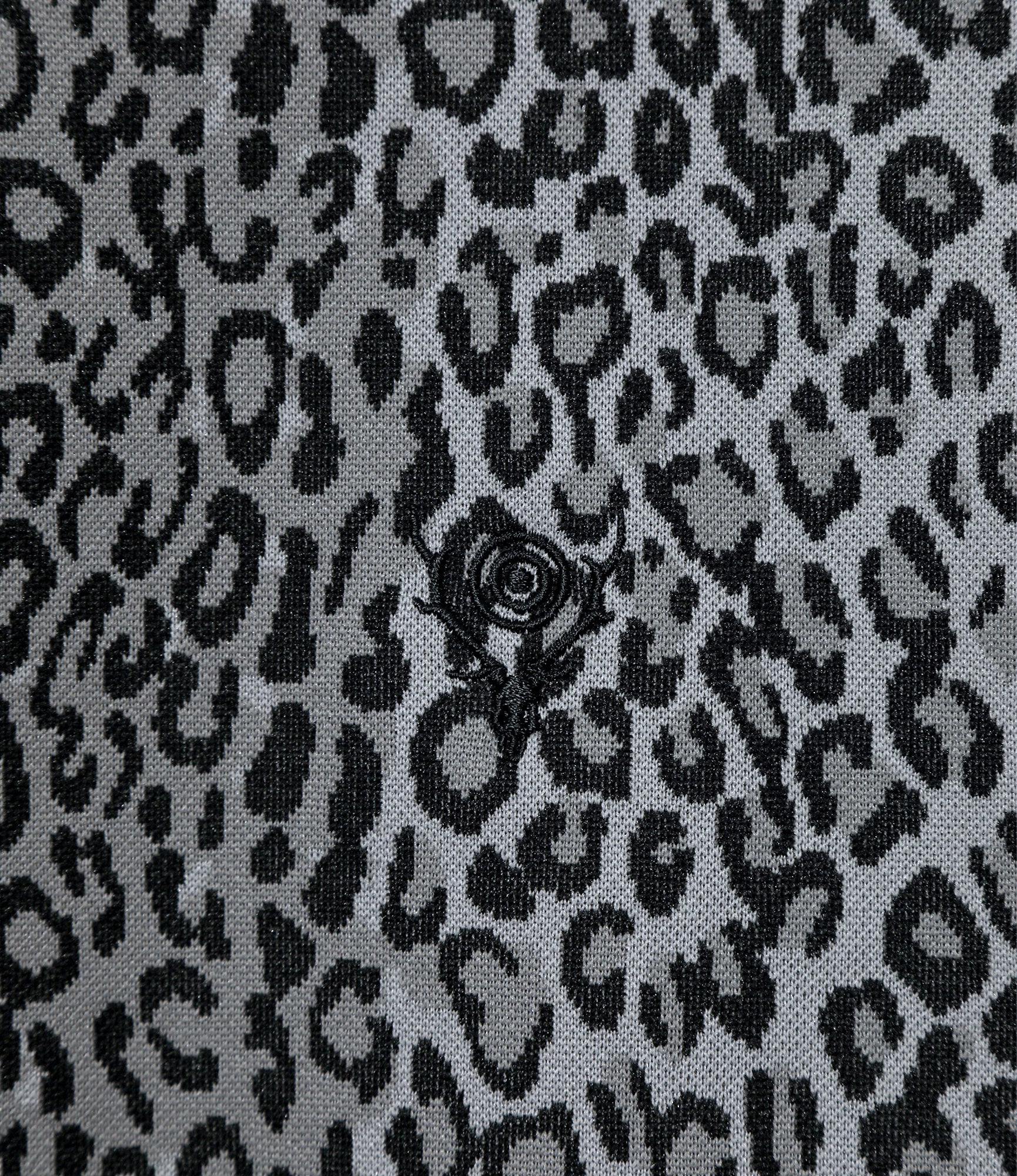 Trainer Hoody - Grey - Poly Jq. / Leopard - Image 2