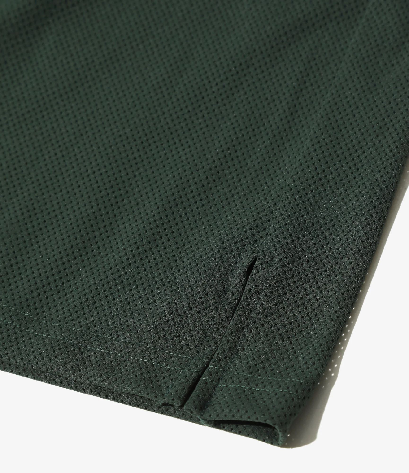 V-Neck Cardigan - Dk. Green - Knit Mesh - Image 3