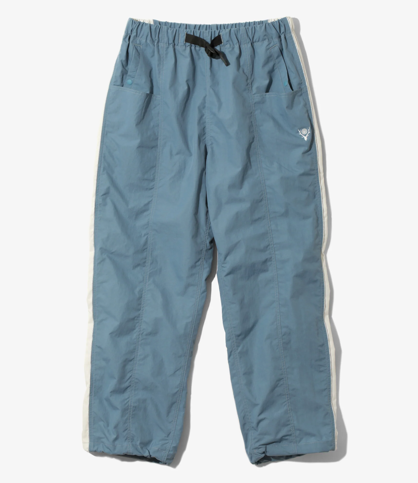 Warm-Up Pant - Blue - Nylon Tussah
