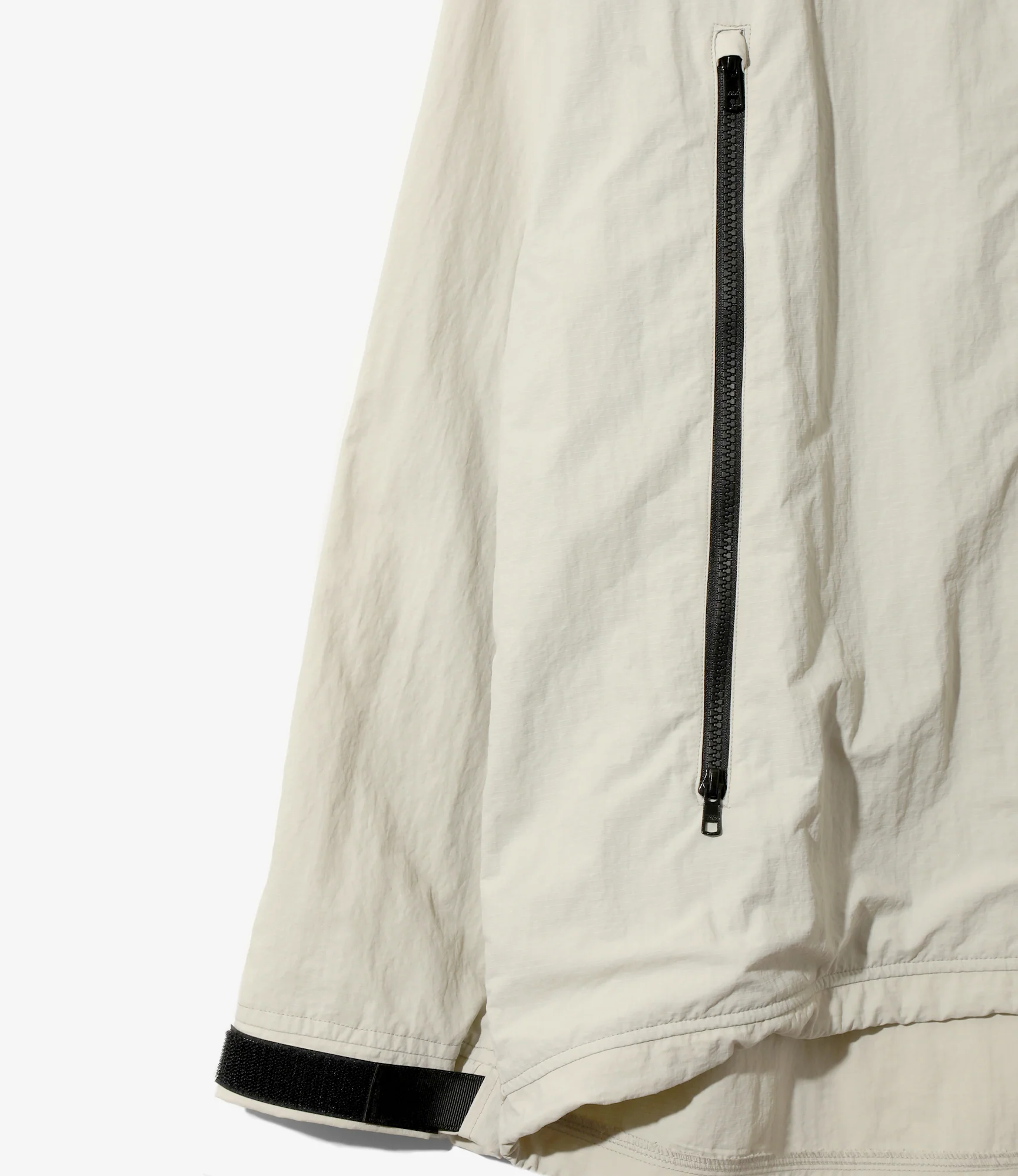 Weather Effect Jacket - Ivory - Nylon Ripstop - Image 4