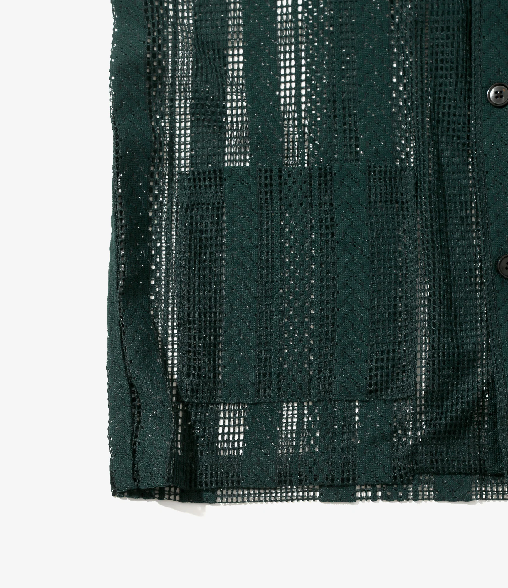 Women's Cabana Shirt - Green - Poly Lace Jq. - Image 3