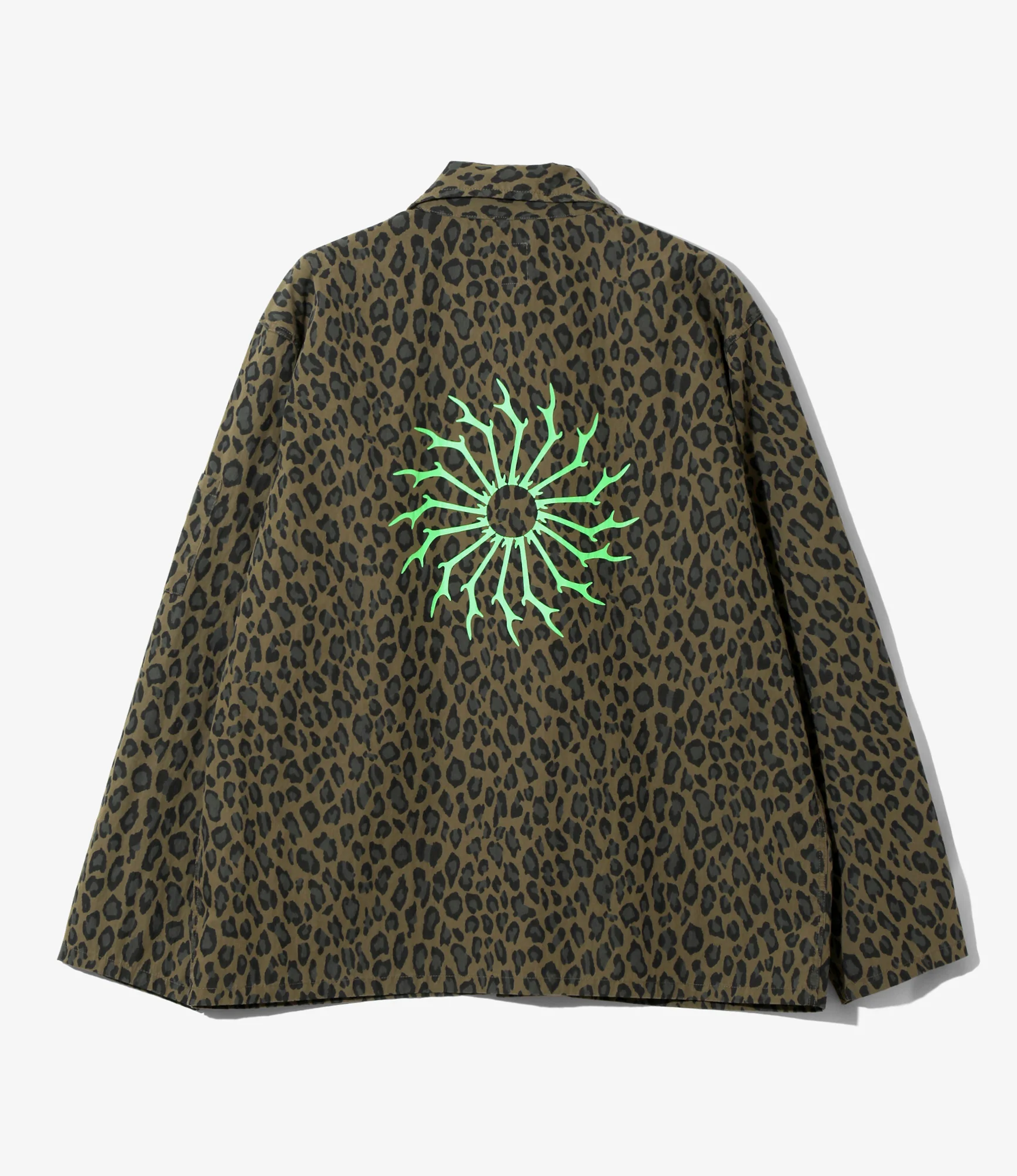 Women's Ranger Shirt - Olive - C/N Poplin / Leopard - Image 4