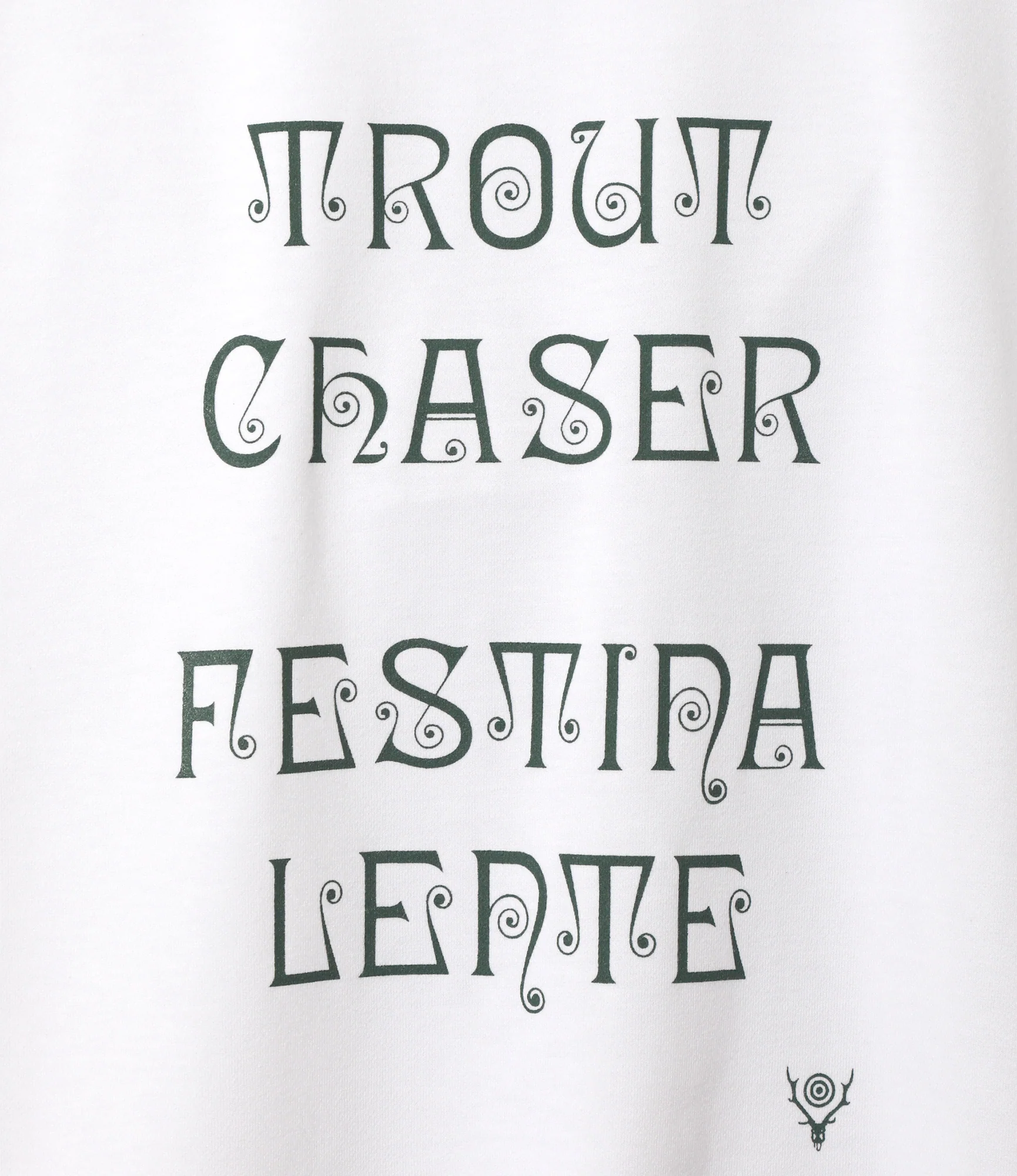 Women's S/S Crew Neck Tee - White - FESTINA LENTE - Image 2