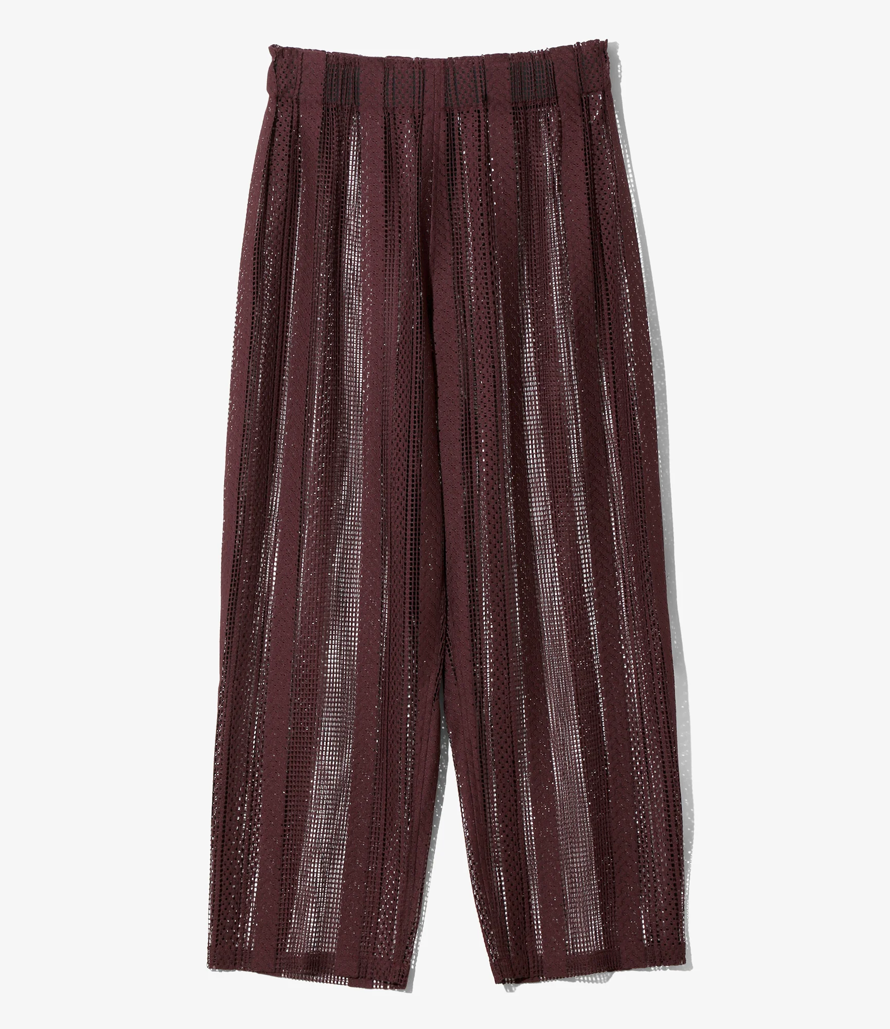 Women's String Pant - Dk. Purple - Poly Lace Jq.