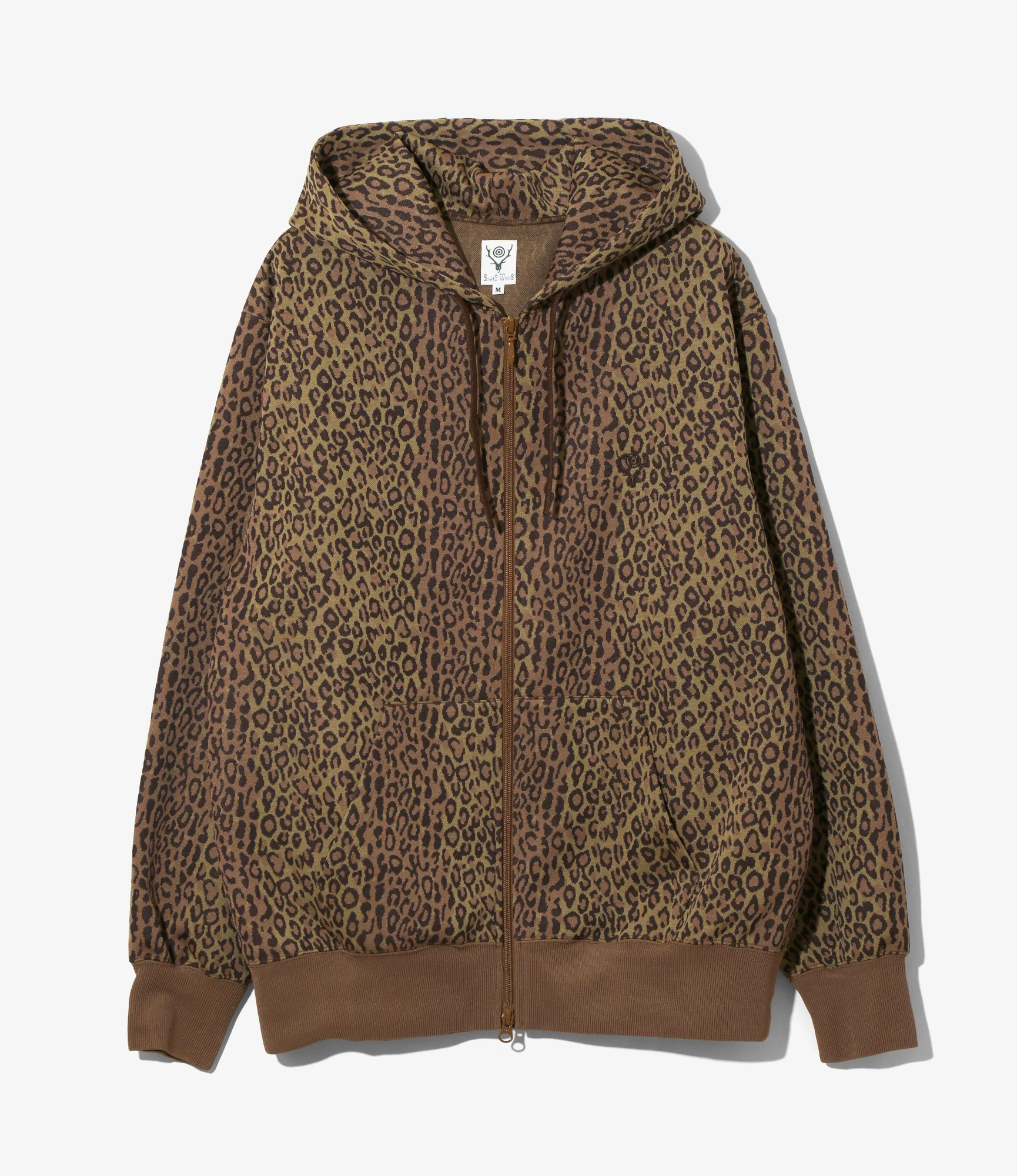 Women's Trainer Hoody - Brown - Poly Jq. / Leopard